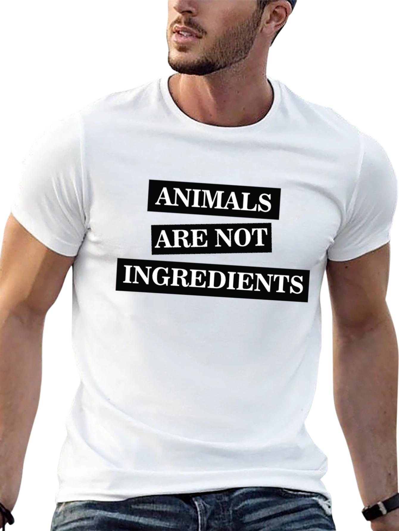 Vegan T-Shirt - Animals Are Not Ingredients