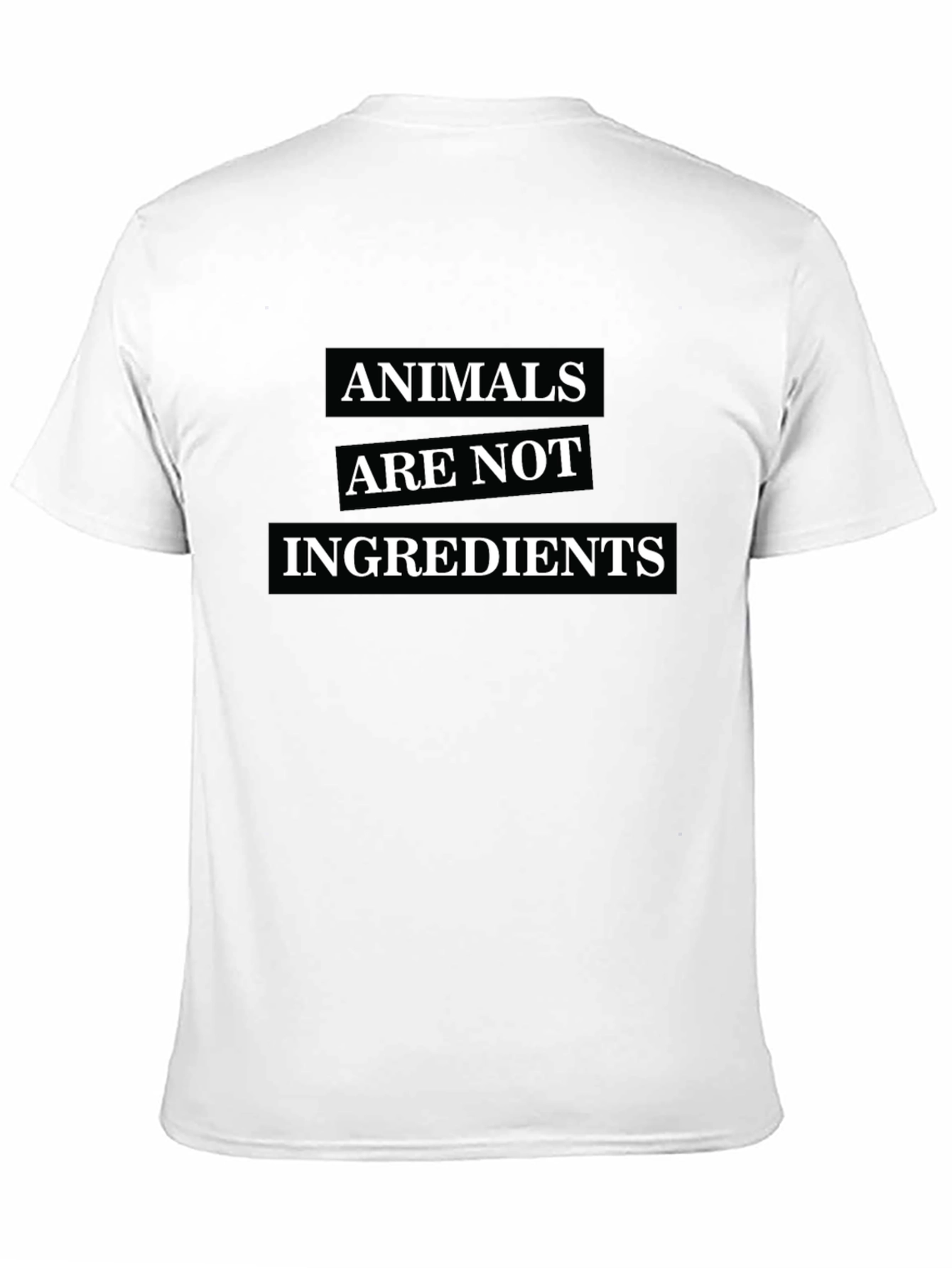 Vegan T-Shirt - Animals Are Not Ingredients