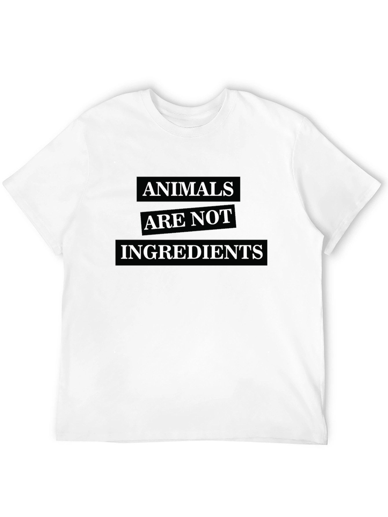 Vegan T-Shirt - Animals Are Not Ingredients