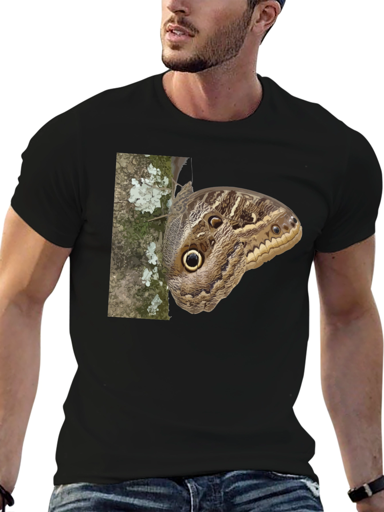 Butterfly Graphic T-Shirt - Nature Inspired Design