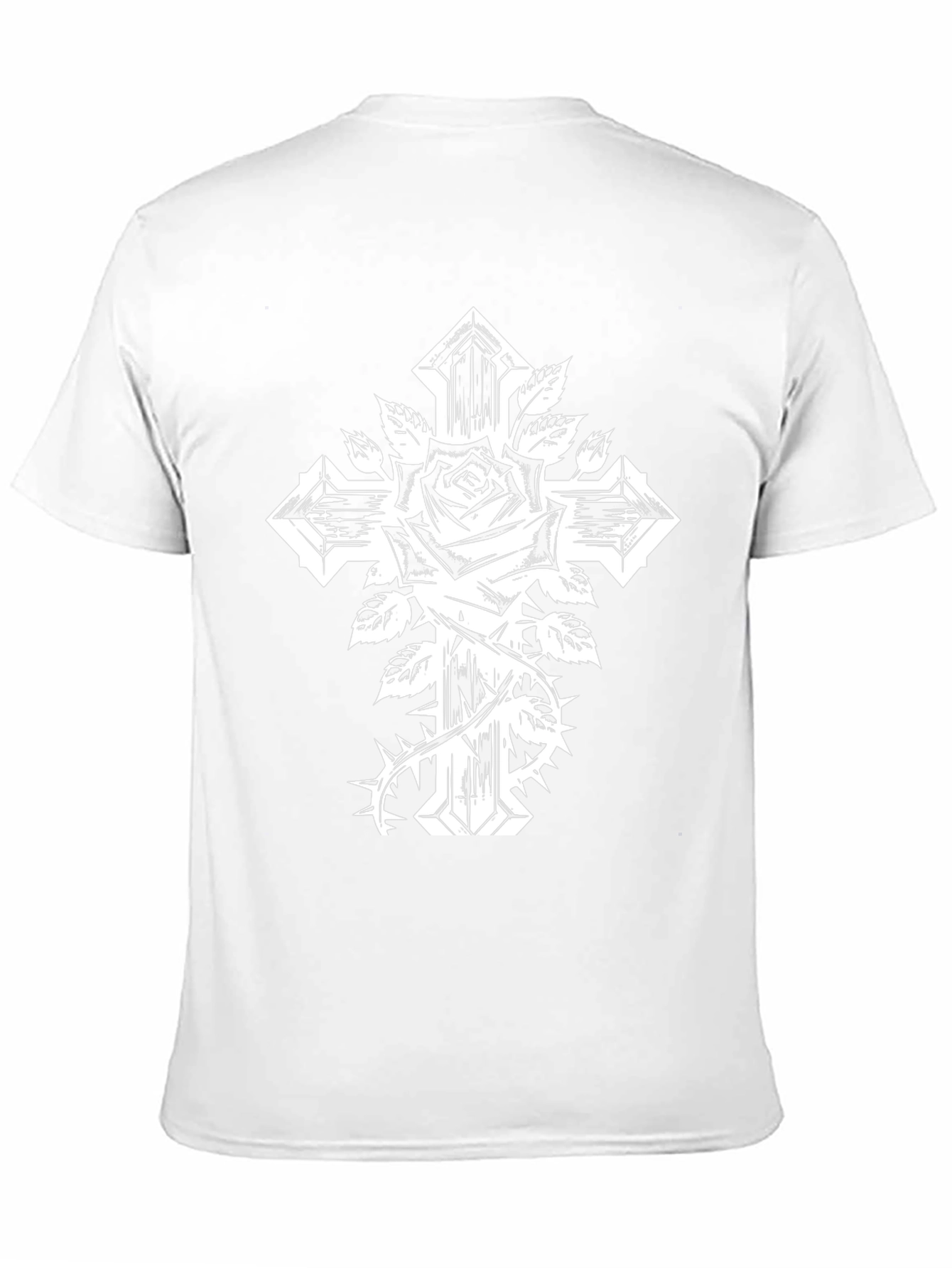 Rose and Cross Graphic Tee
