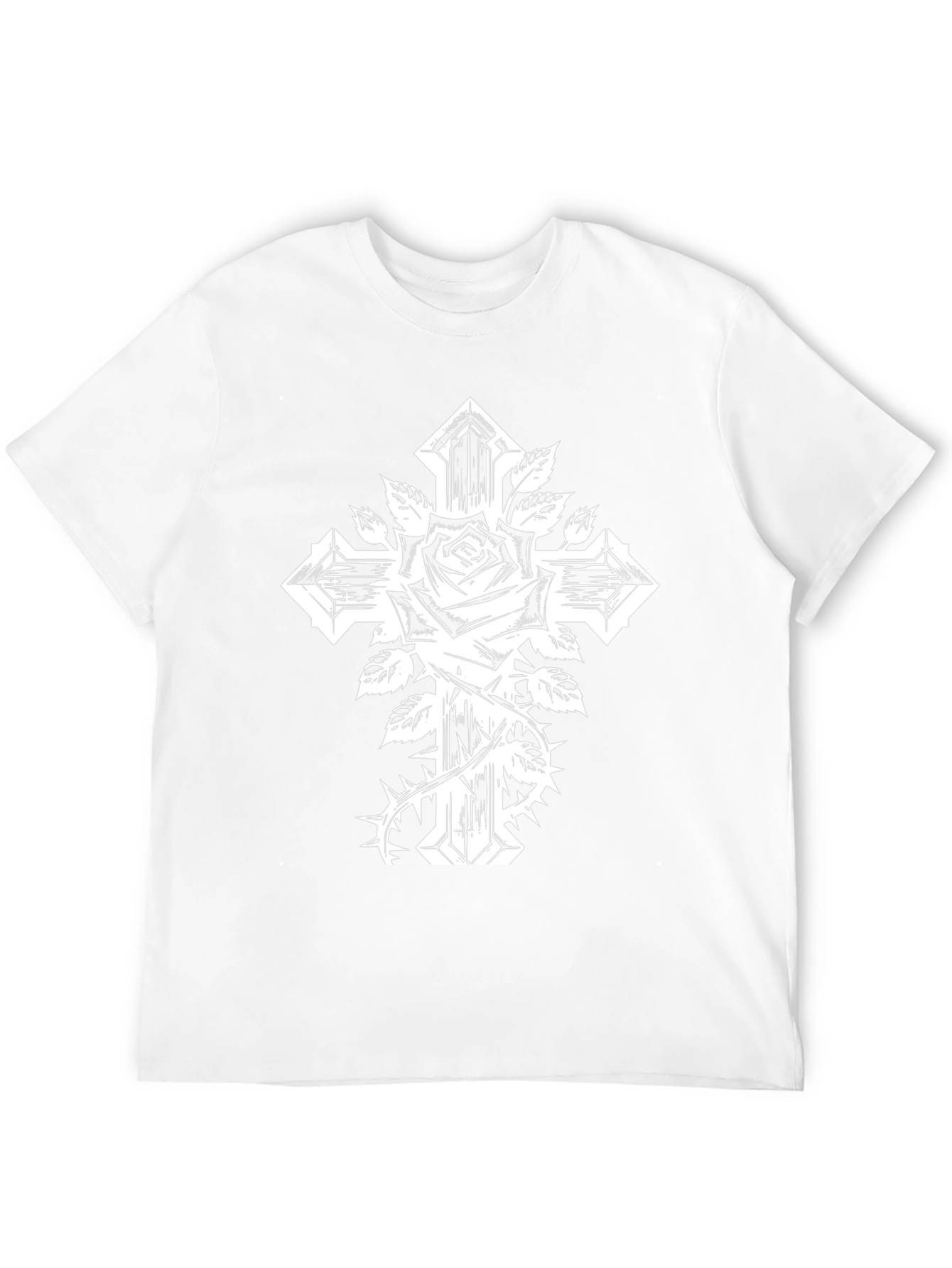 Rose and Cross Graphic Tee