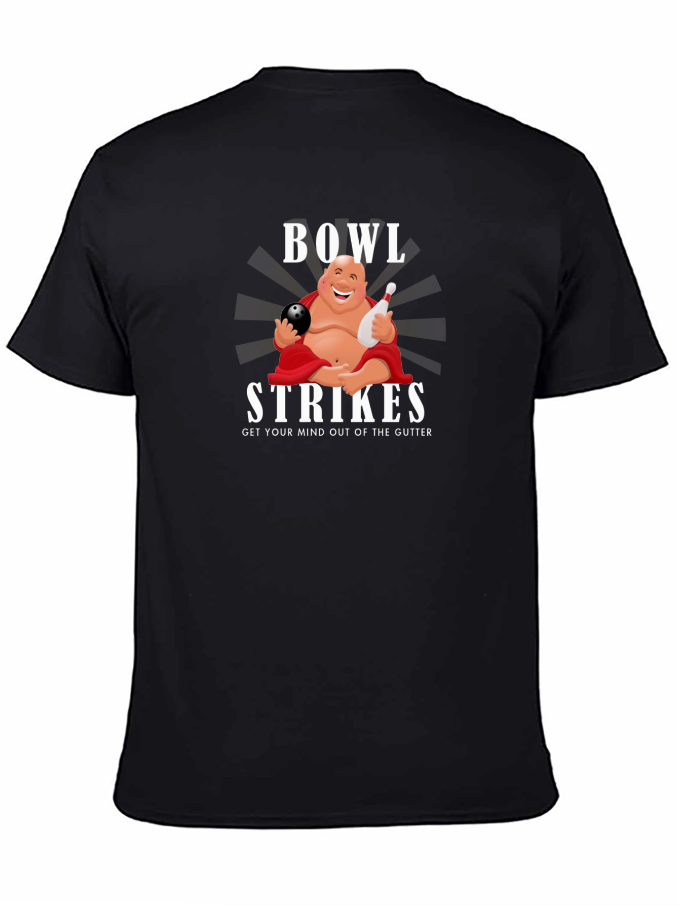 Bowl Strikes Graphic Tee - Funny Bowling T-Shirt