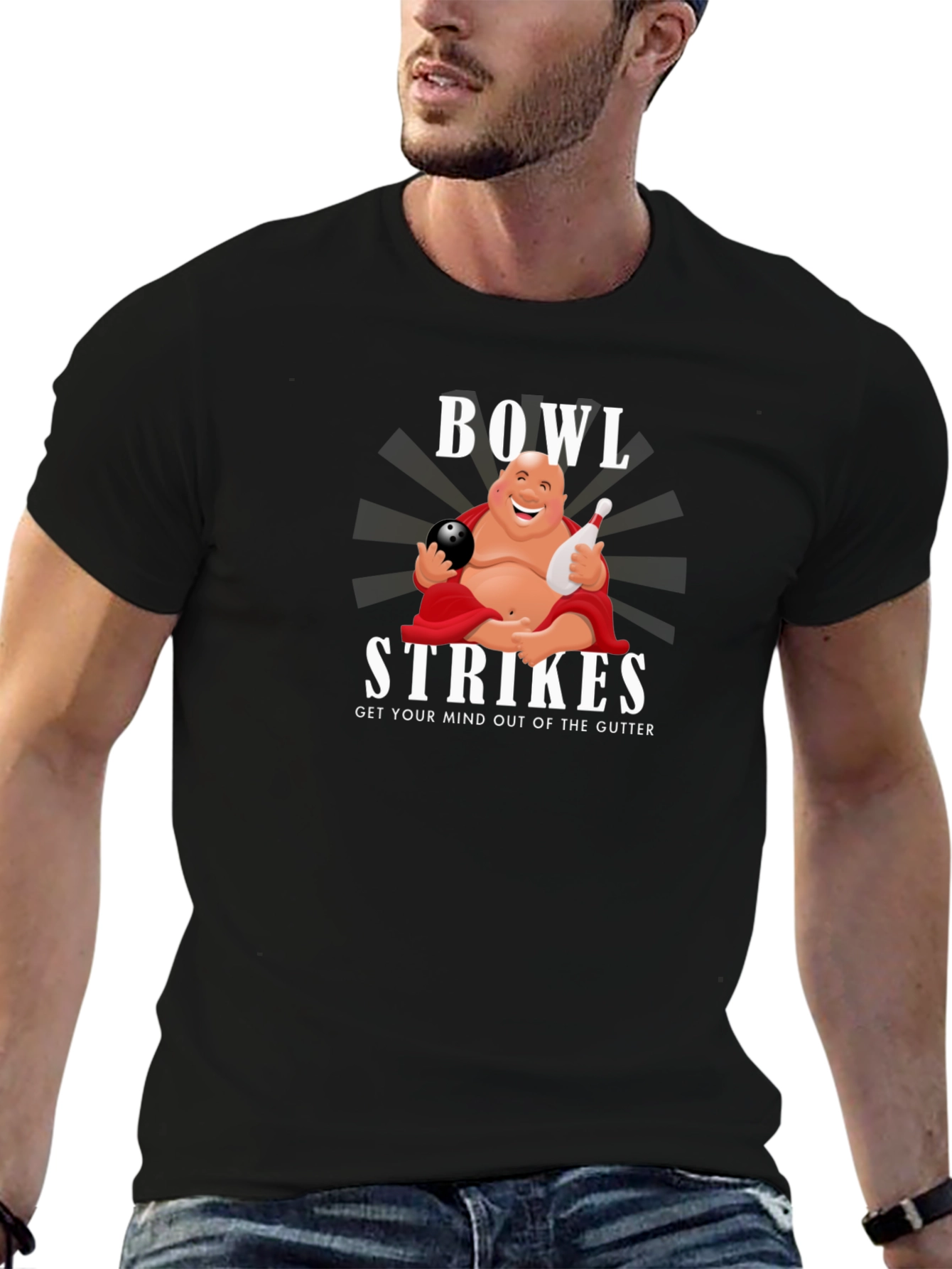 Bowl Strikes Graphic Tee - Funny Bowling T-Shirt