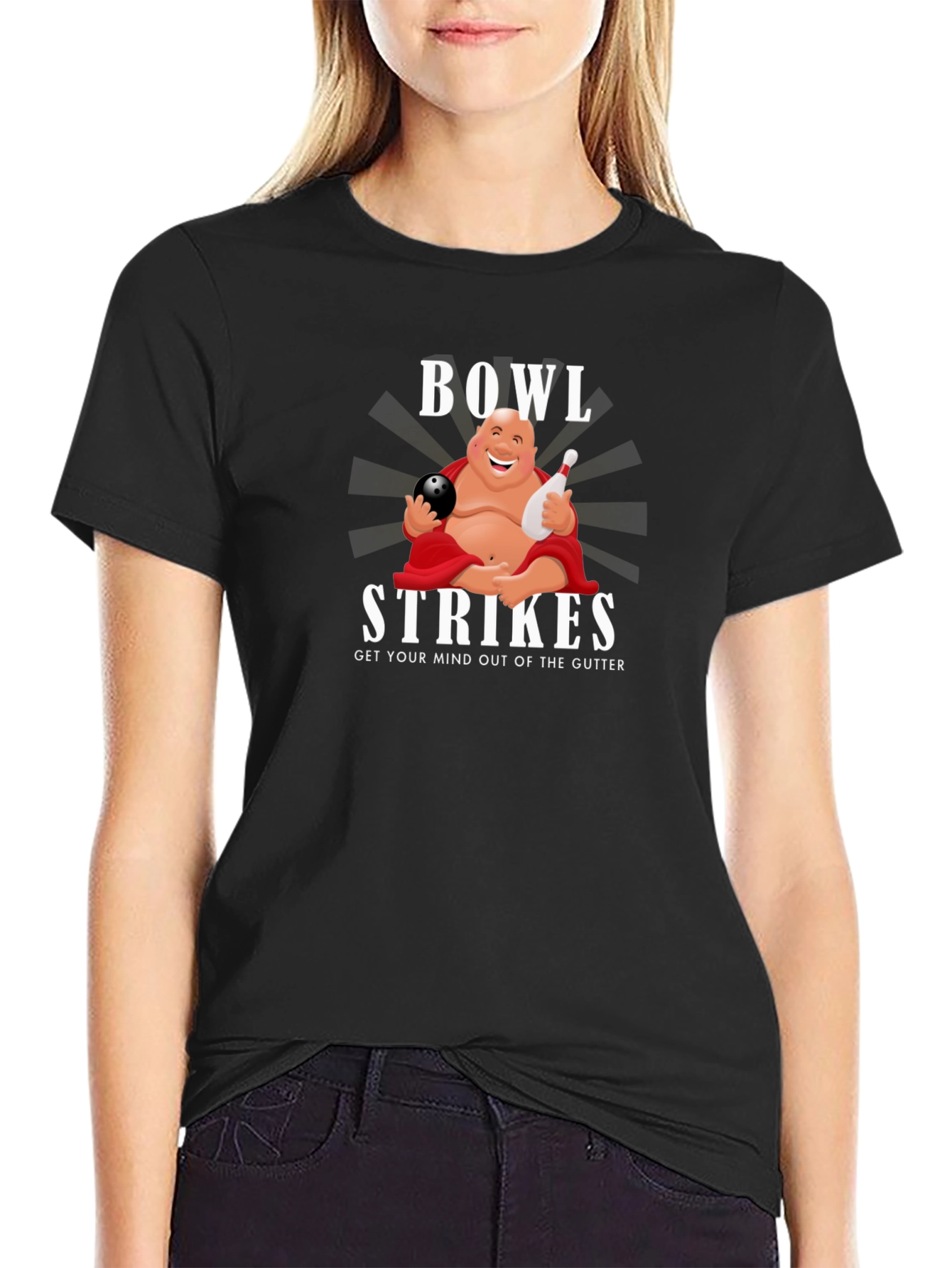 Bowl Strikes Graphic Tee - Funny Bowling T-Shirt