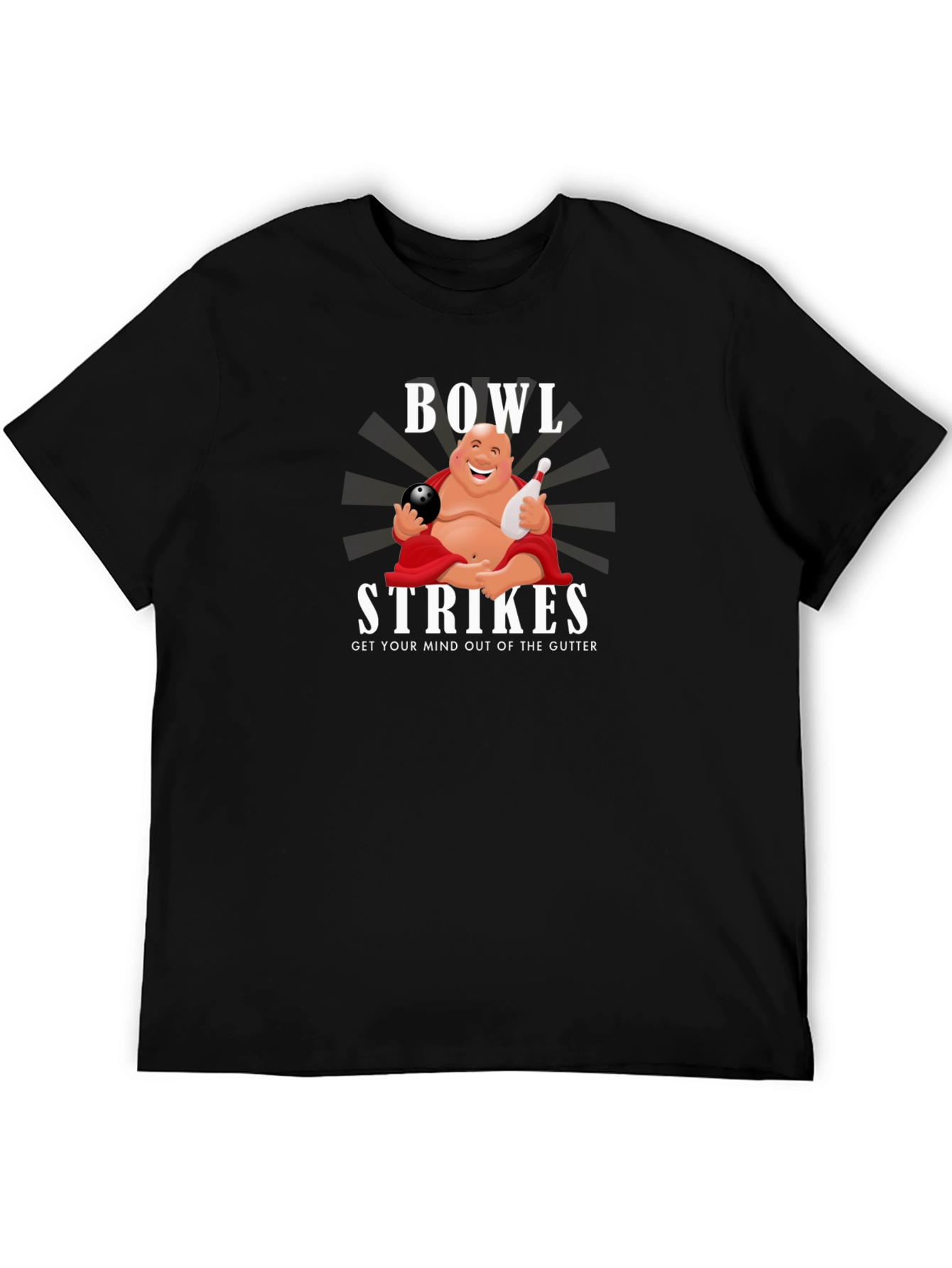 Bowl Strikes Graphic Tee - Funny Bowling T-Shirt