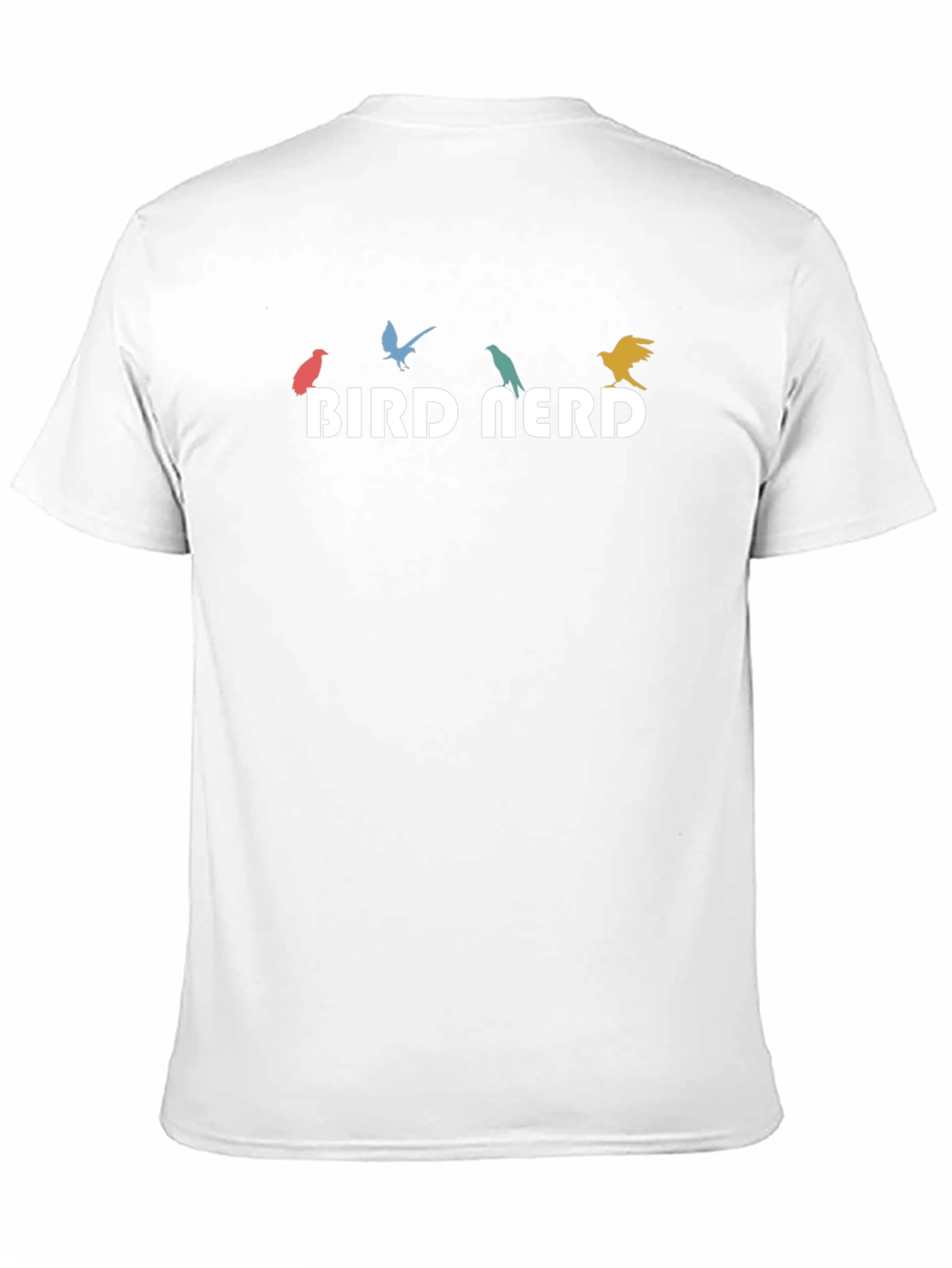 Bird Nerd Graphic Tee - Mens Crew Neck T-Shirt