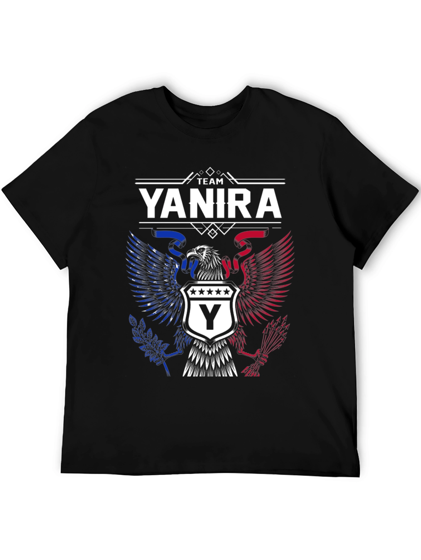 Team Yanira Eagle Crest Graphic T-Shirt