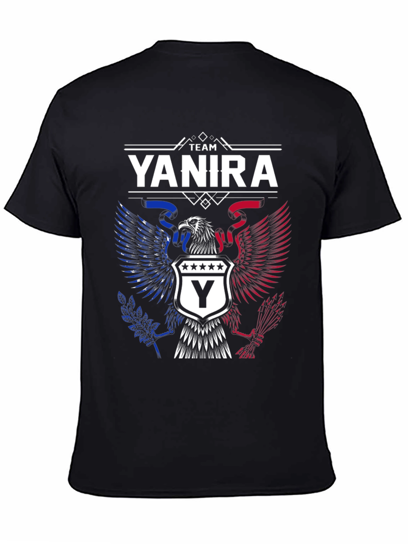 Team Yanira Eagle Crest Graphic T-Shirt