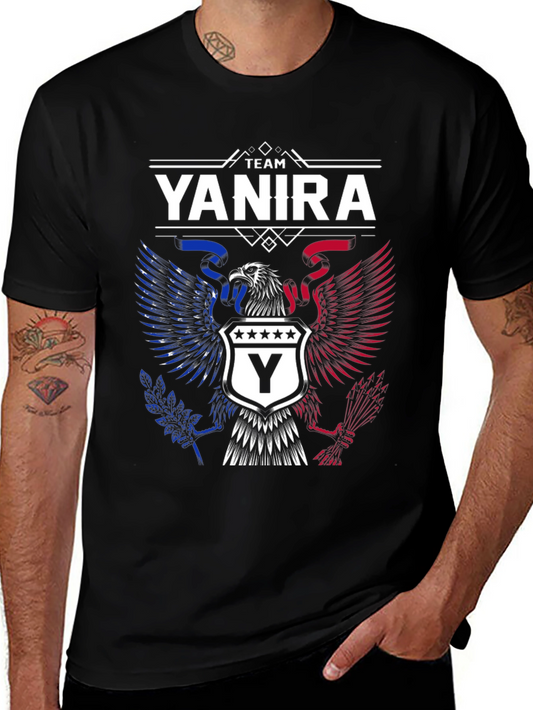 Team Yanira Eagle Crest Graphic T-Shirt