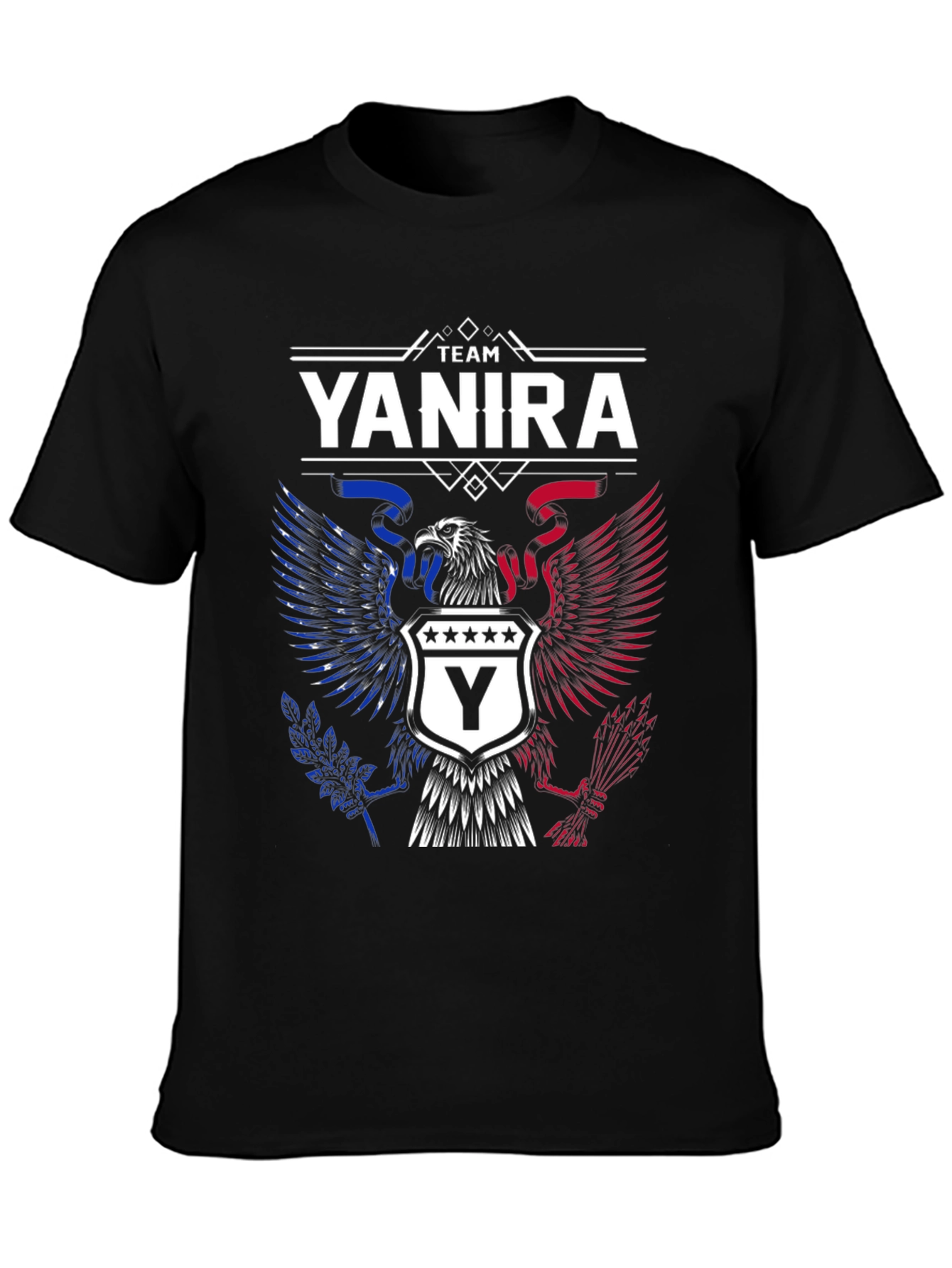 Team Yanira Eagle Crest Graphic T-Shirt