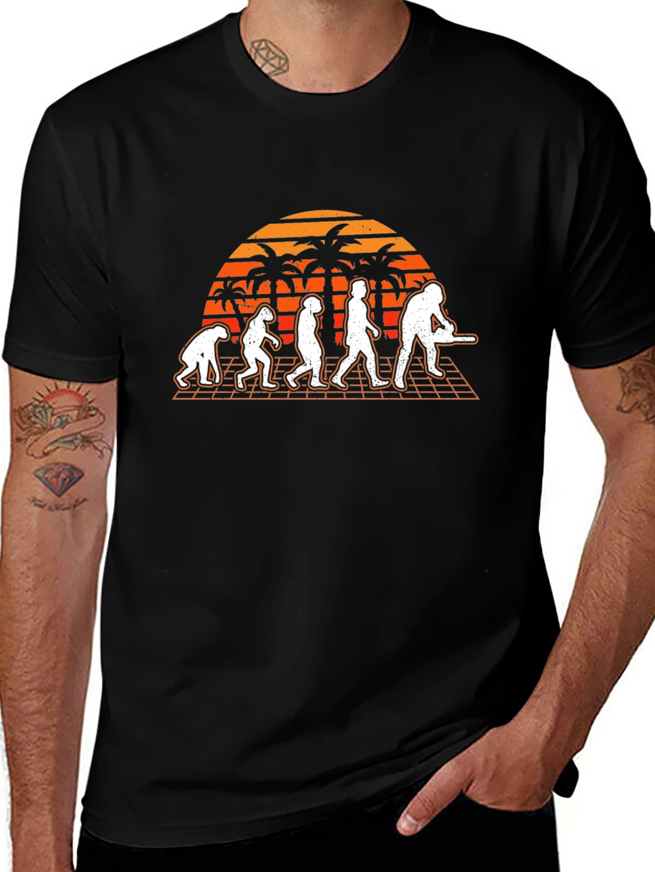 Evolution Chainsaw T-Shirt - Black
