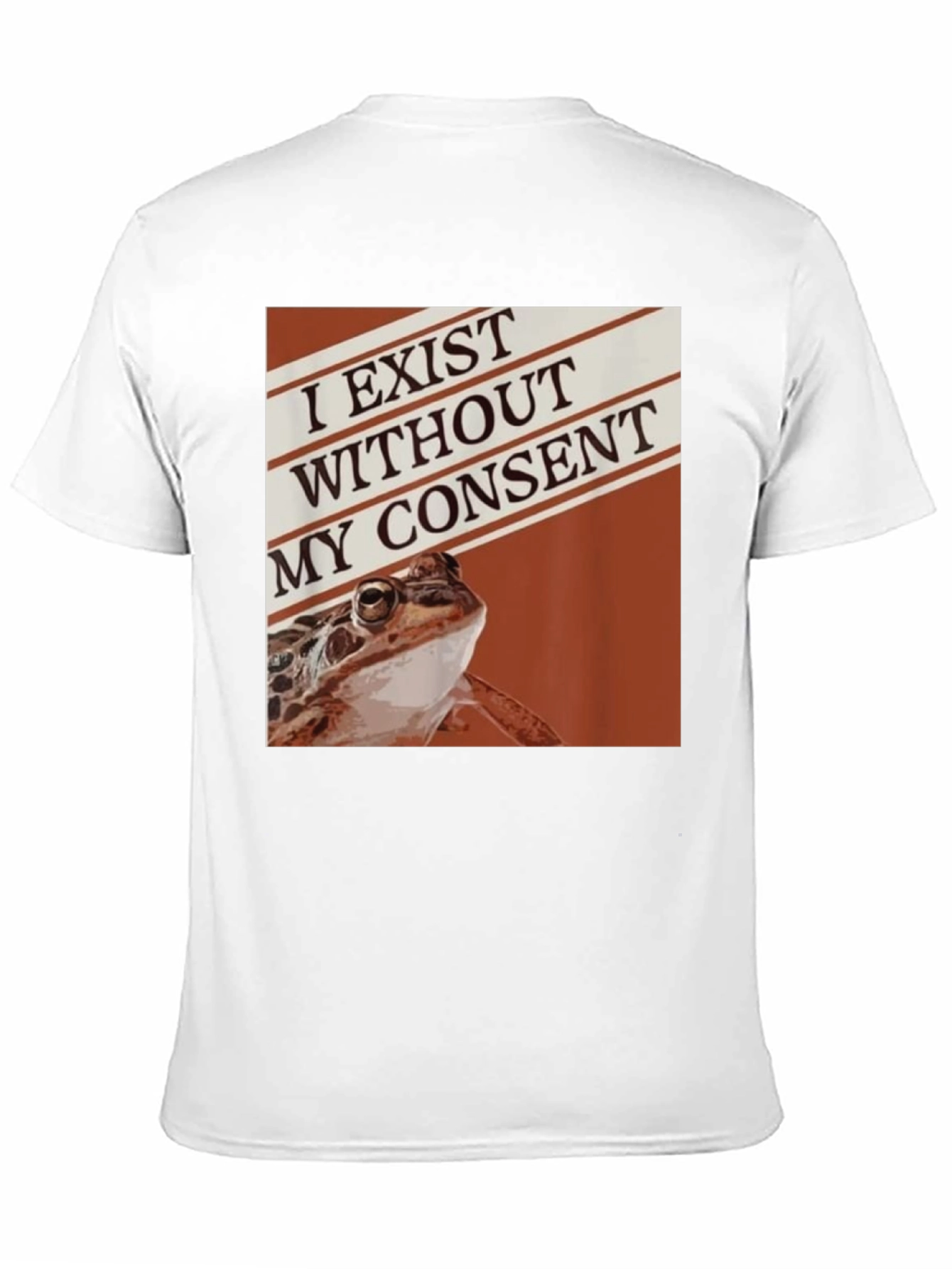 Exist Without Consent Frog Graphic Tee - Black