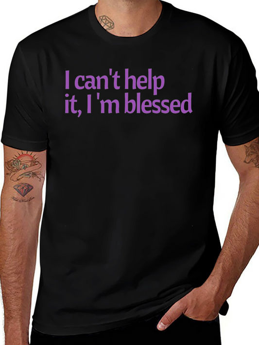 Blessed Graphic Tee - Soft Cotton Crew Neck T-Shirt