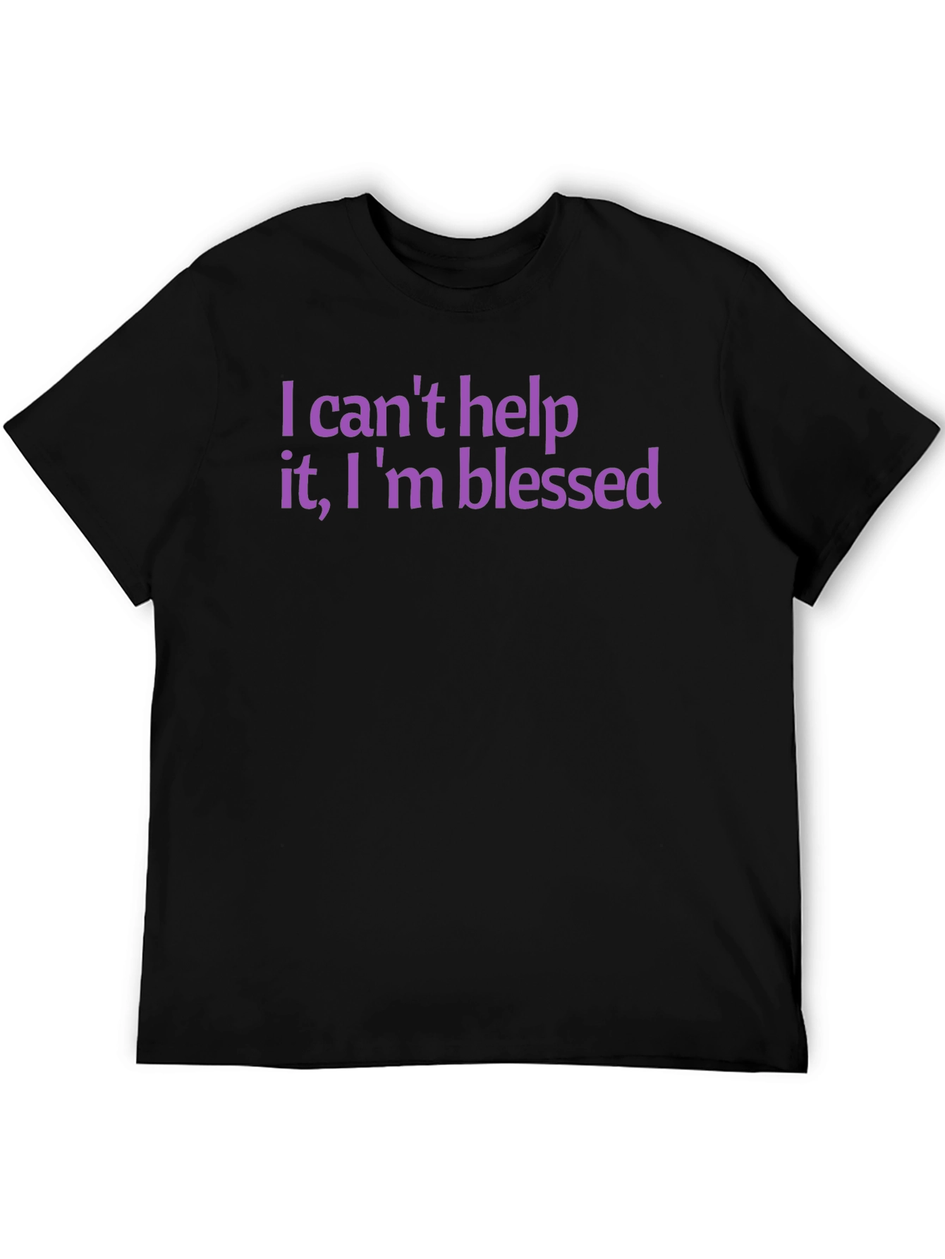 Blessed Graphic Tee - Soft Cotton Crew Neck T-Shirt