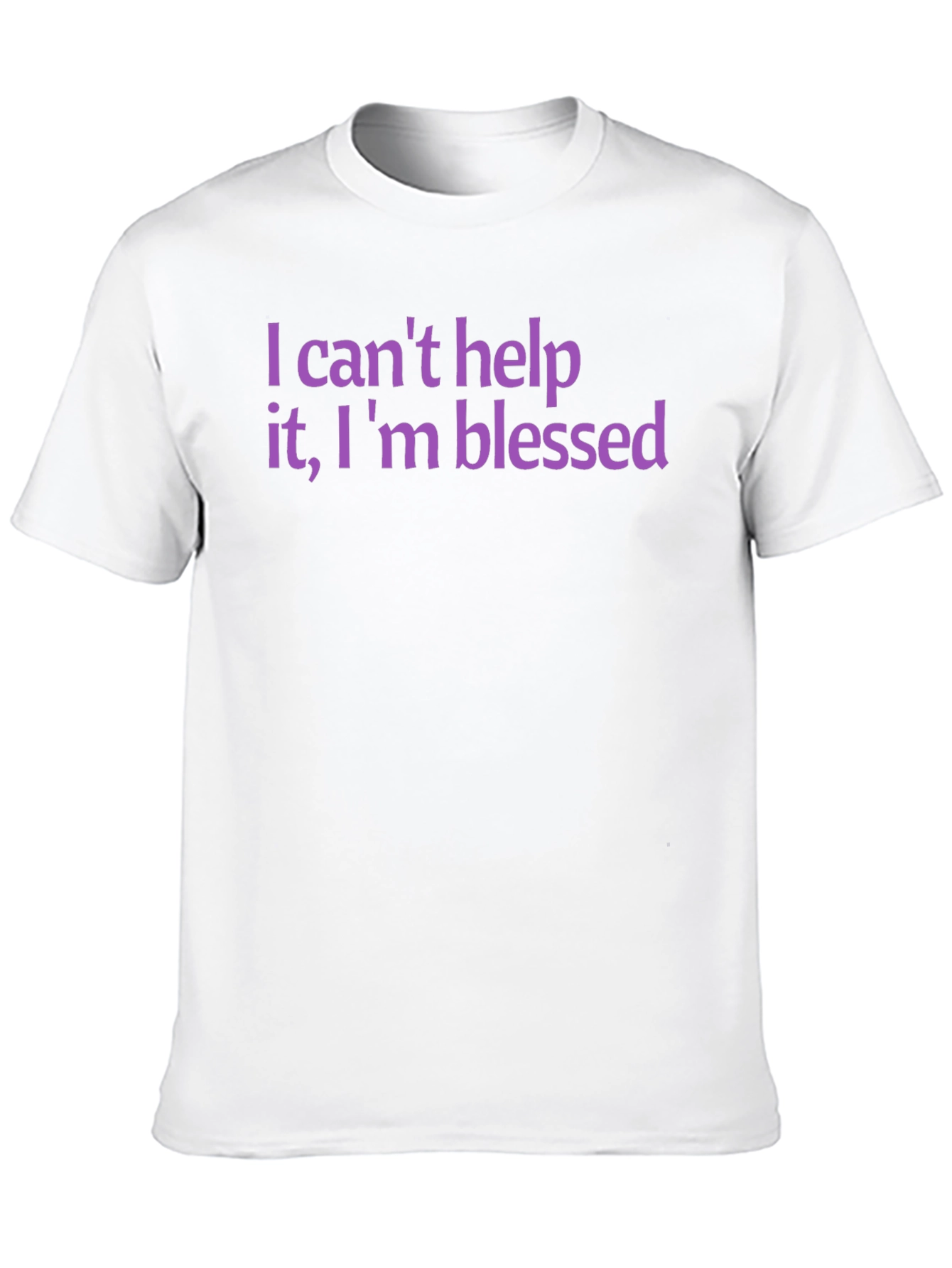 Blessed Graphic Tee - Soft Cotton Crew Neck T-Shirt