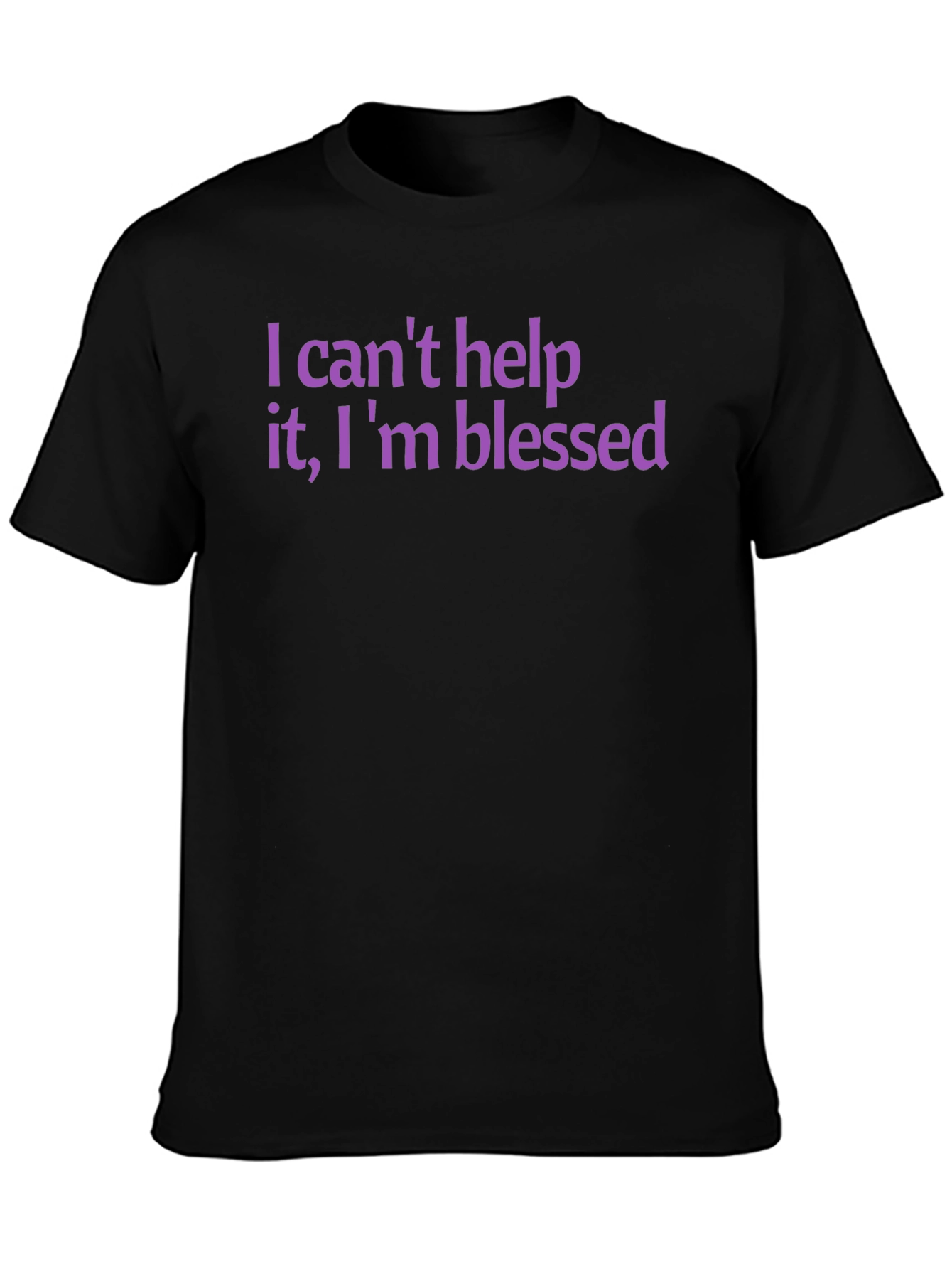 Blessed Graphic Tee - Soft Cotton Crew Neck T-Shirt
