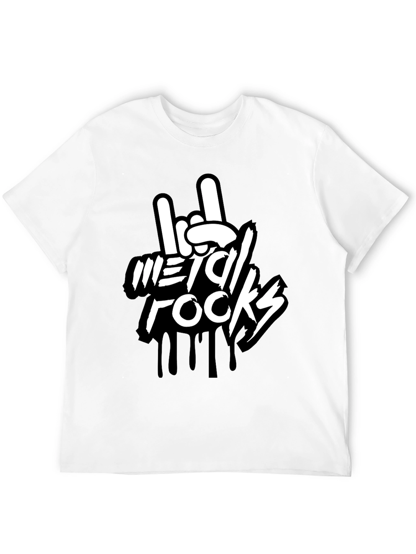 Metal Rocks Graphic Tee - Rock On!