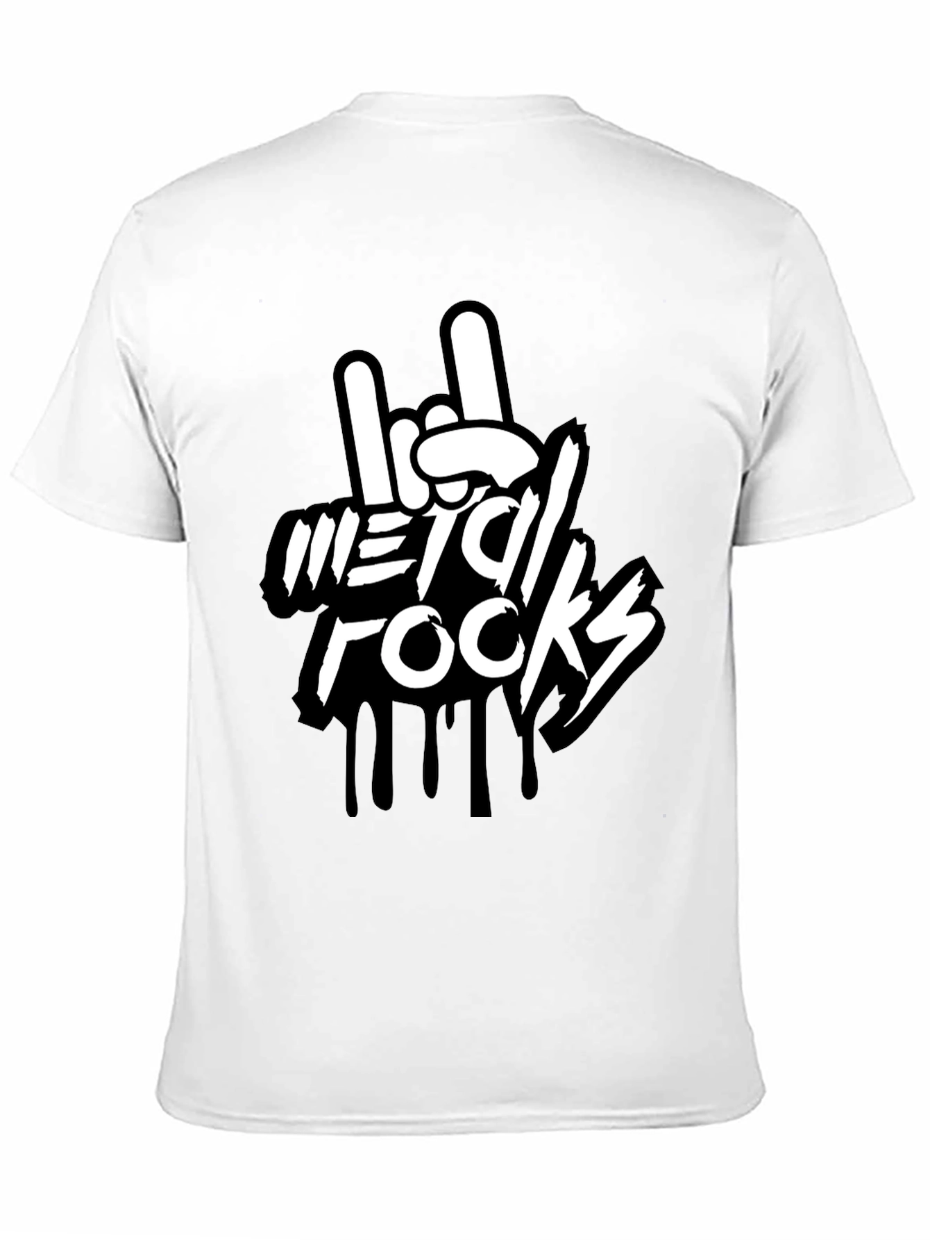 Metal Rocks Graphic Tee - Rock On!