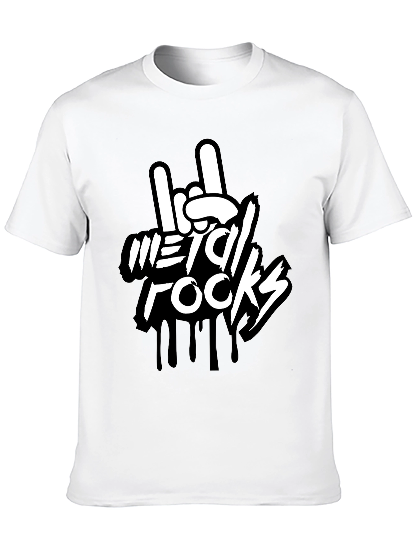 Metal Rocks Graphic Tee - Rock On!