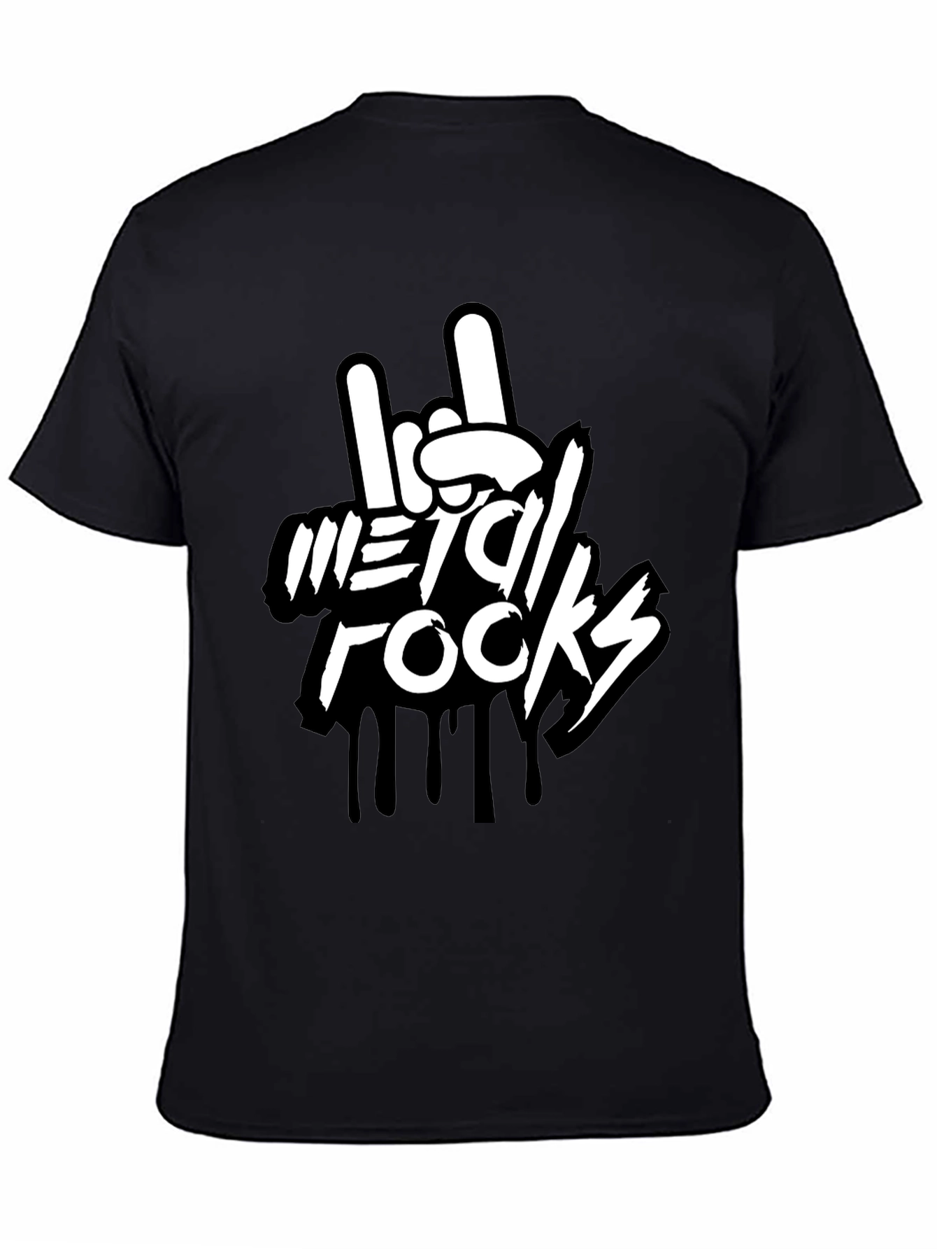 Metal Rocks Graphic Tee - Rock On!