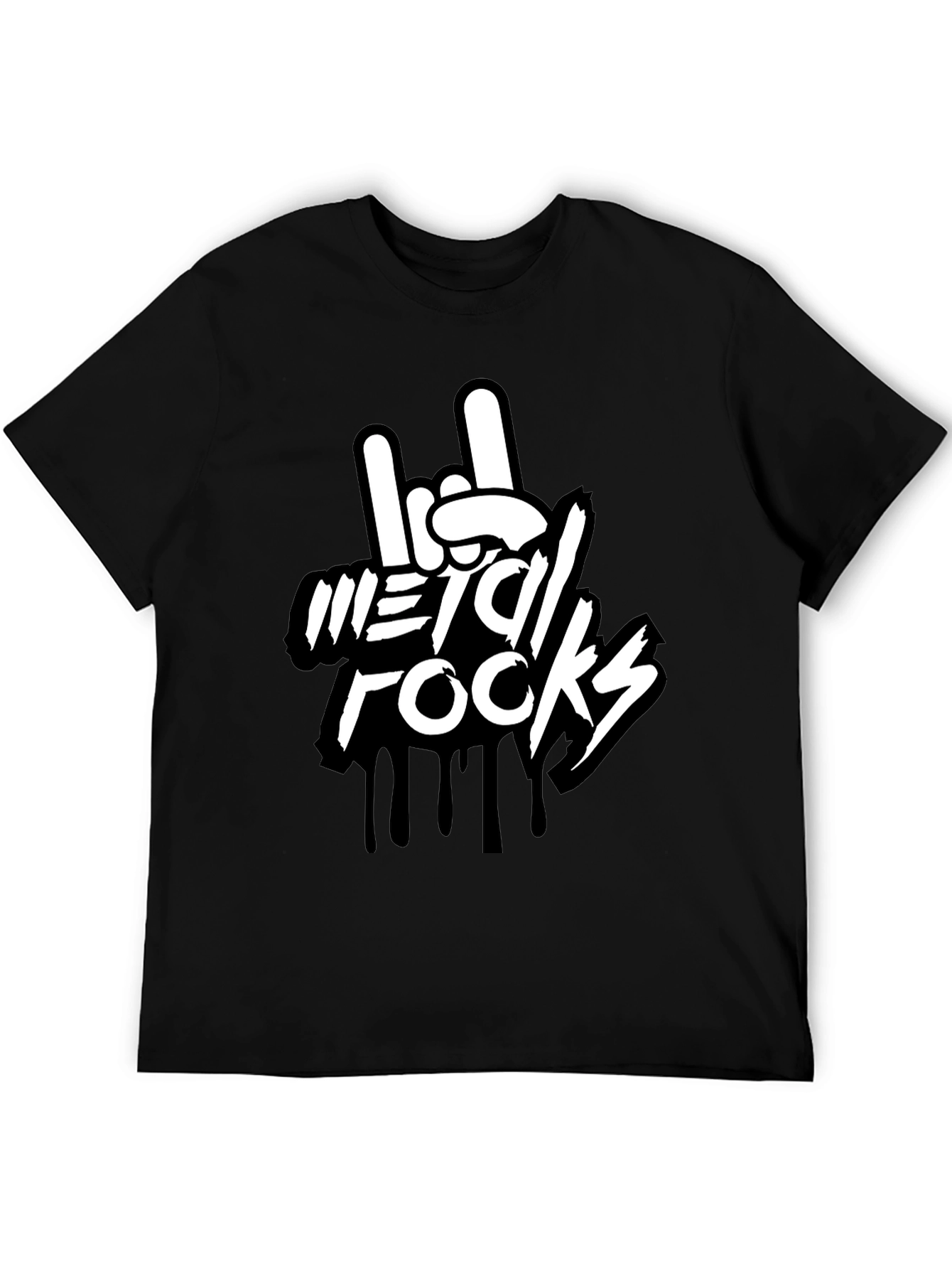 Metal Rocks Graphic Tee - Rock On!