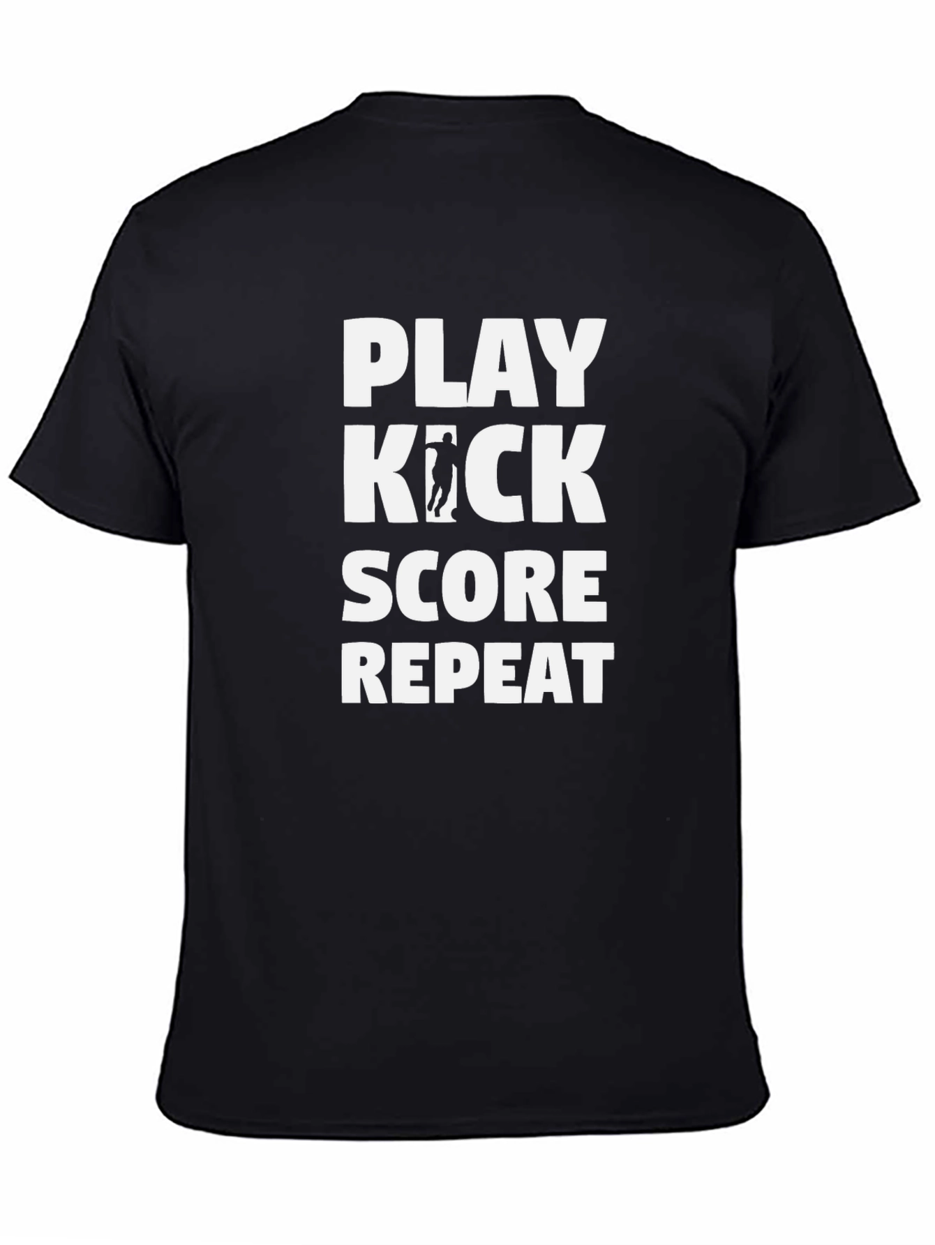 Play Kick Score Repeat Graphic T-Shirt
