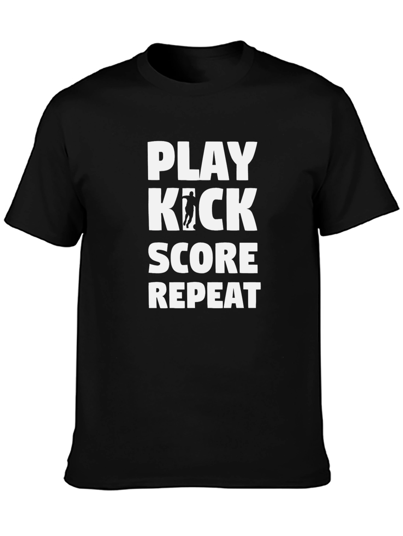 Play Kick Score Repeat Graphic T-Shirt