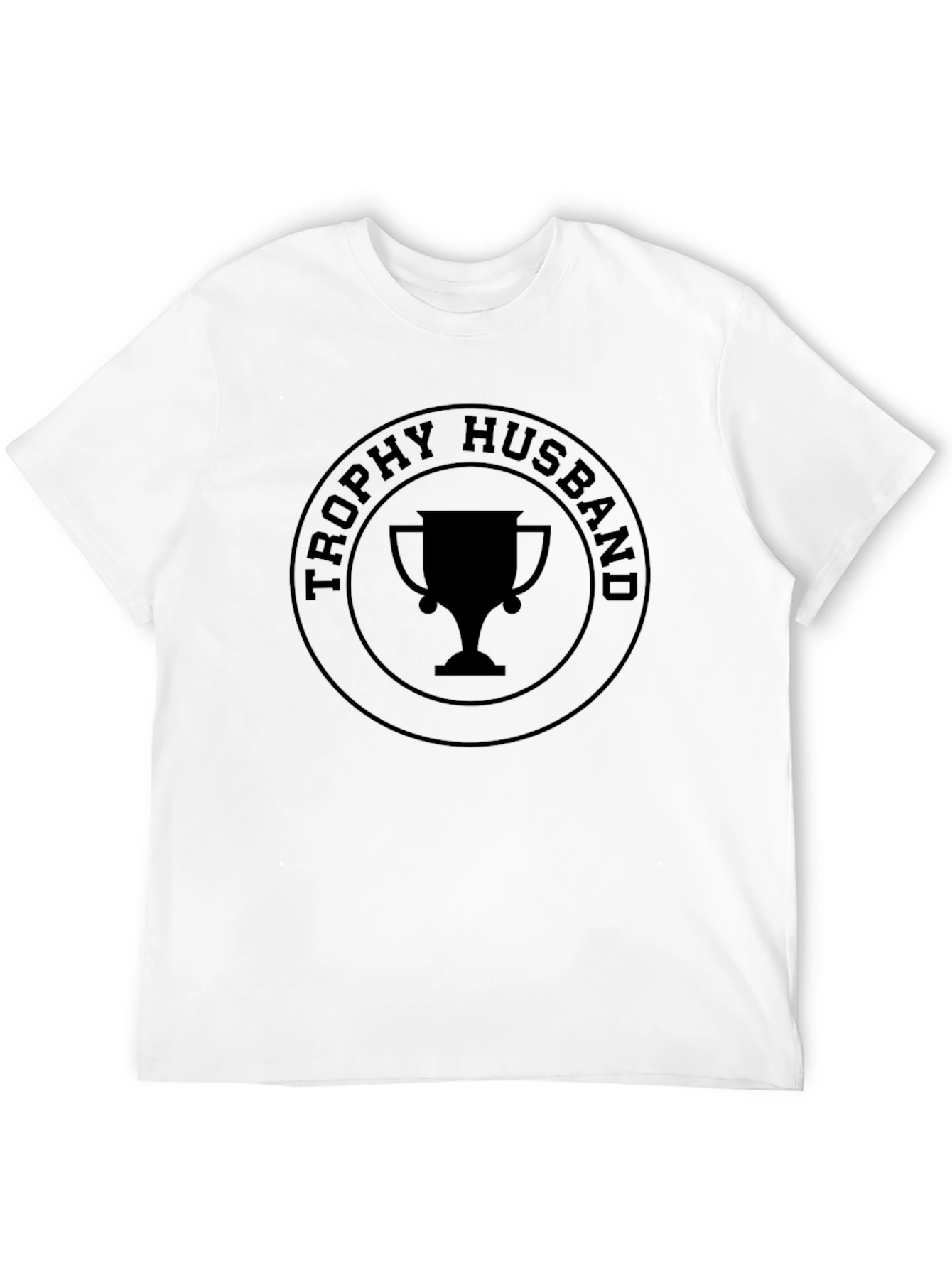 Trophy Husband Graphic Tee - Black