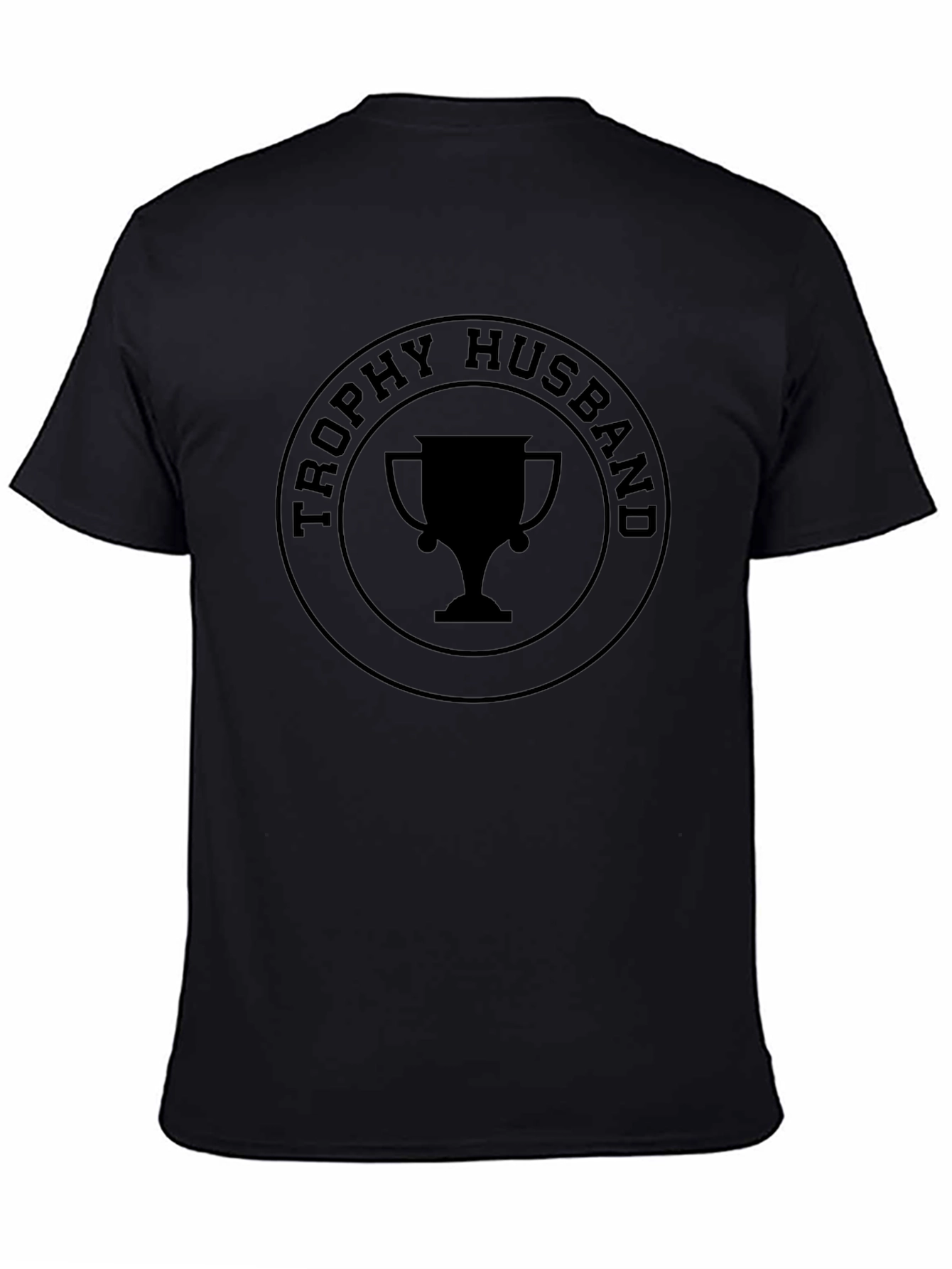 Trophy Husband Graphic Tee - Black