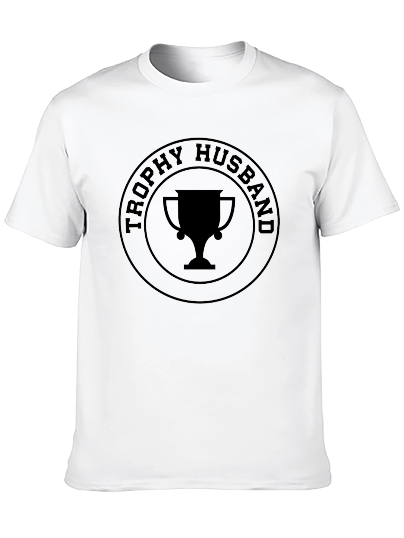 Trophy Husband Graphic Tee - Black