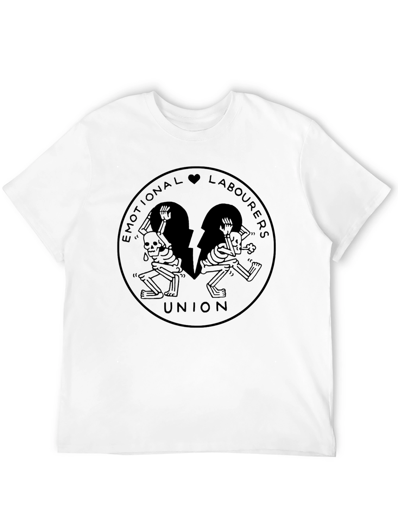 Emotional Labourers Union Black T-Shirt