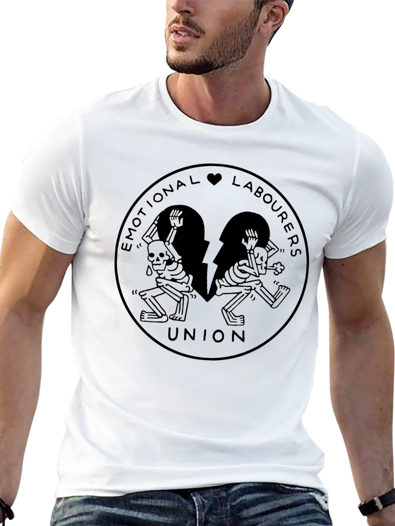 Emotional Labourers Union Black T-Shirt
