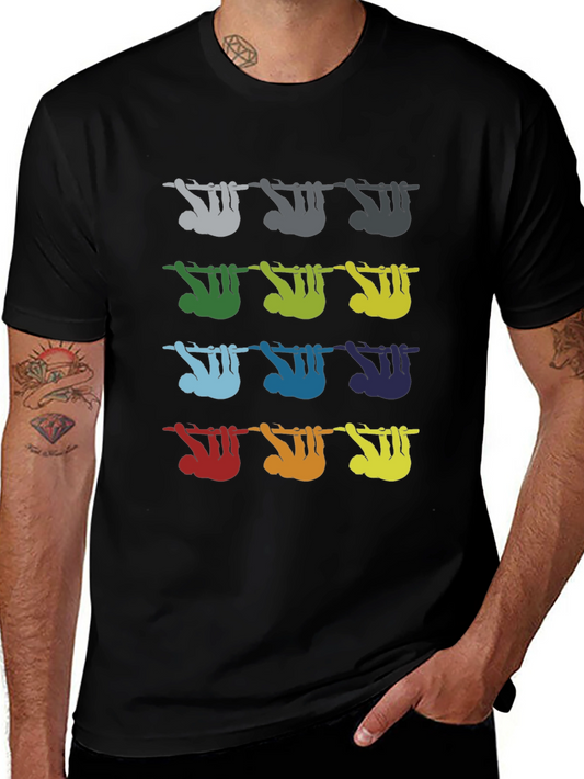 Colorful Sloth Tee