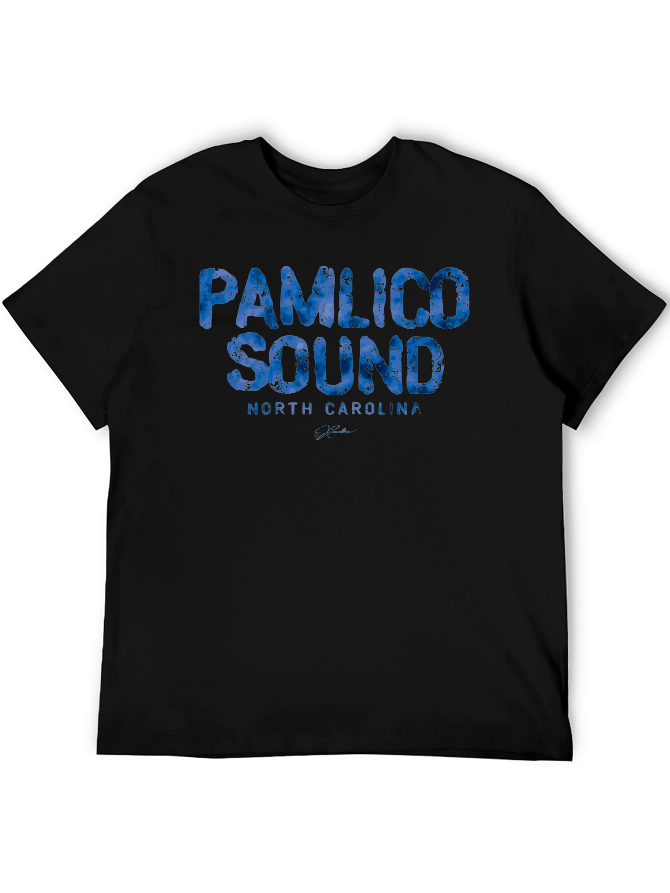 Pamlico Sound North Carolina Black T-Shirt