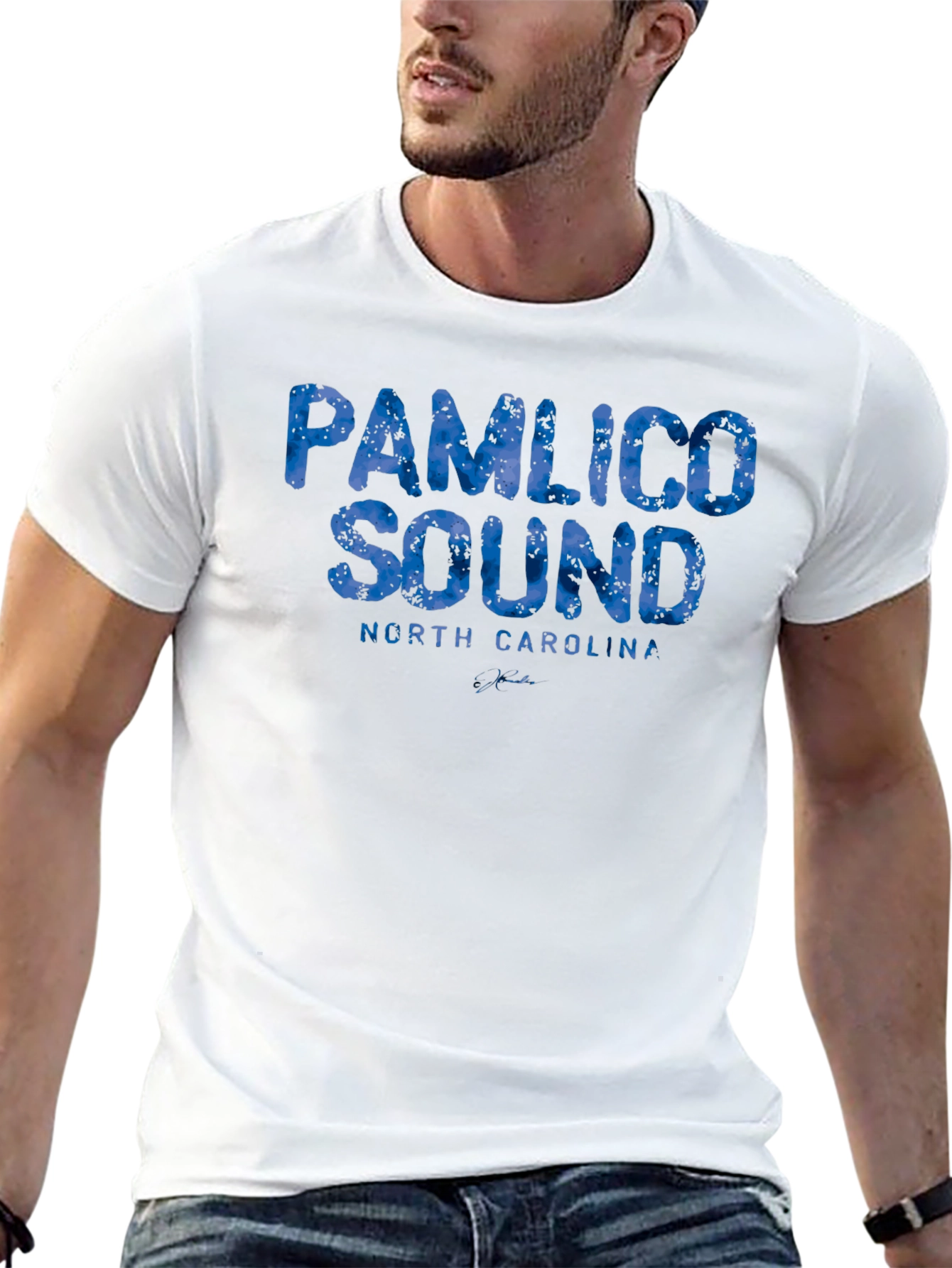 Pamlico Sound North Carolina Black T-Shirt