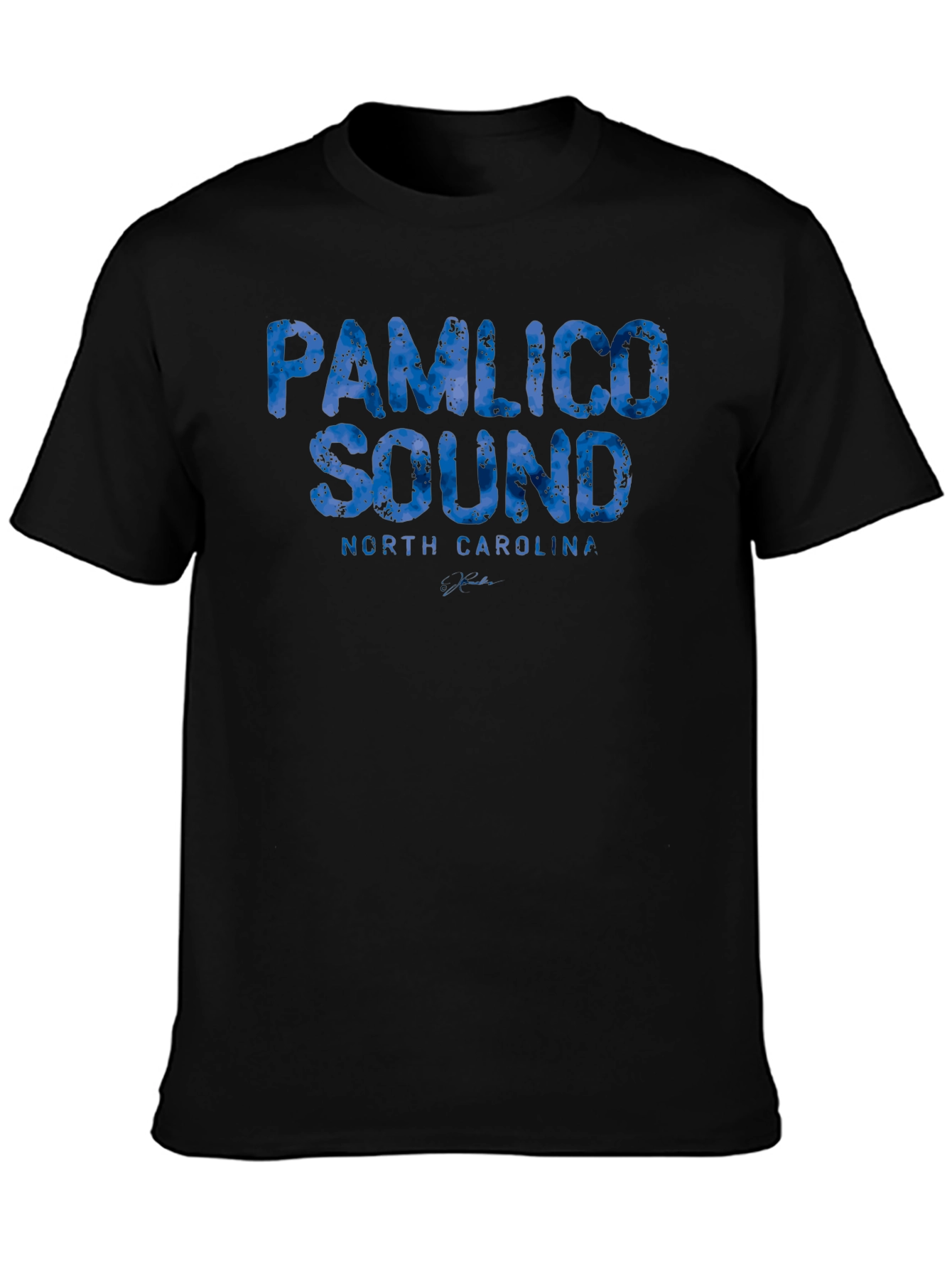 Pamlico Sound North Carolina Black T-Shirt
