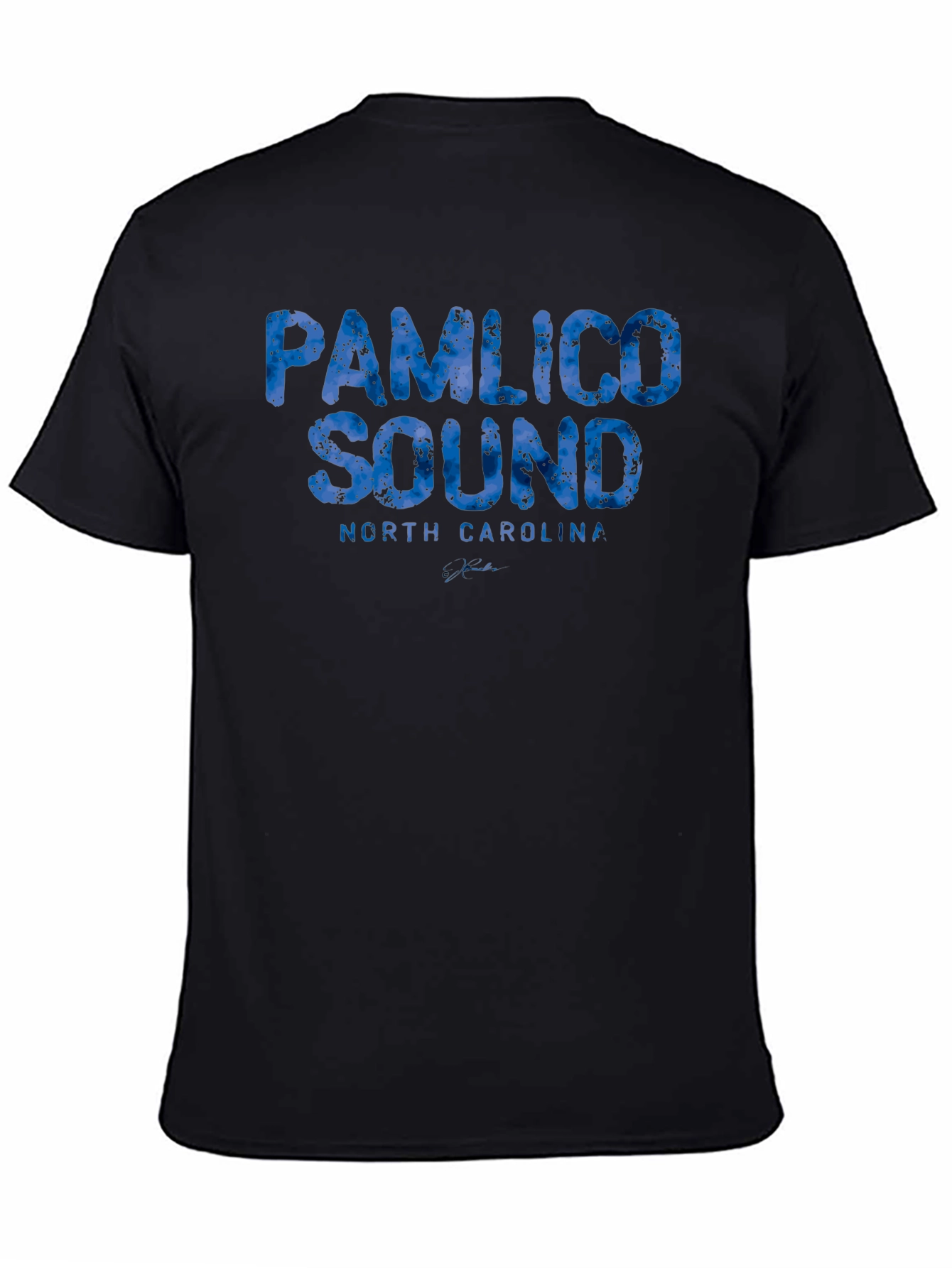 Pamlico Sound North Carolina Black T-Shirt