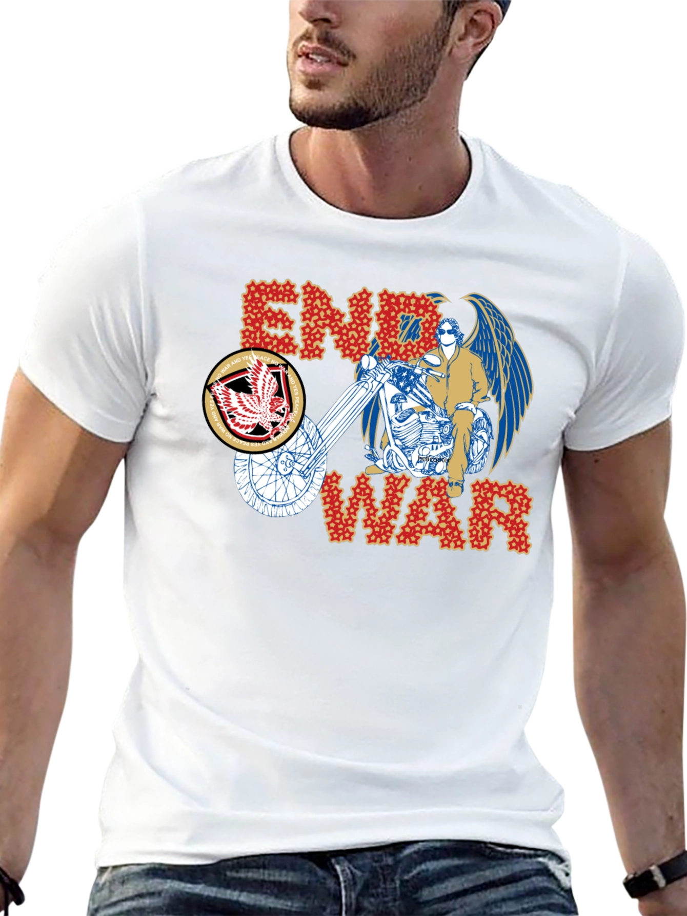 End War Graphic Print T-Shirt
