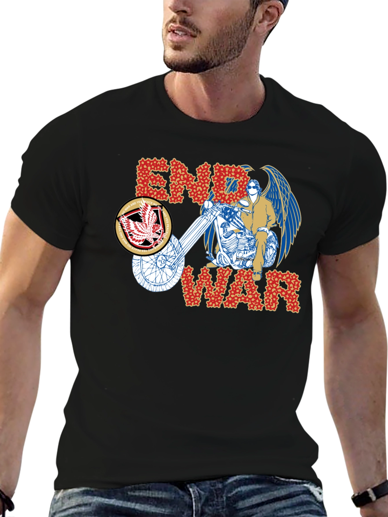 End War Graphic Print T-Shirt