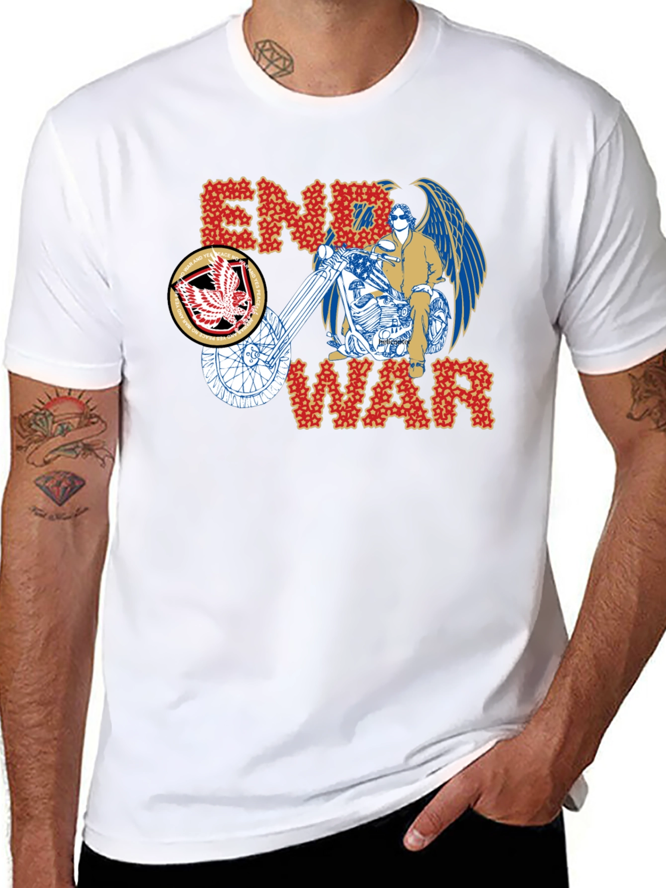 End War Graphic Print T-Shirt