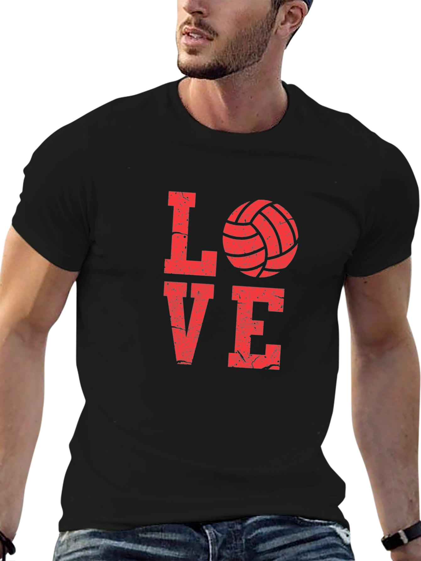 Volleyball Love Graphic Tee - Sports Fan T-Shirt