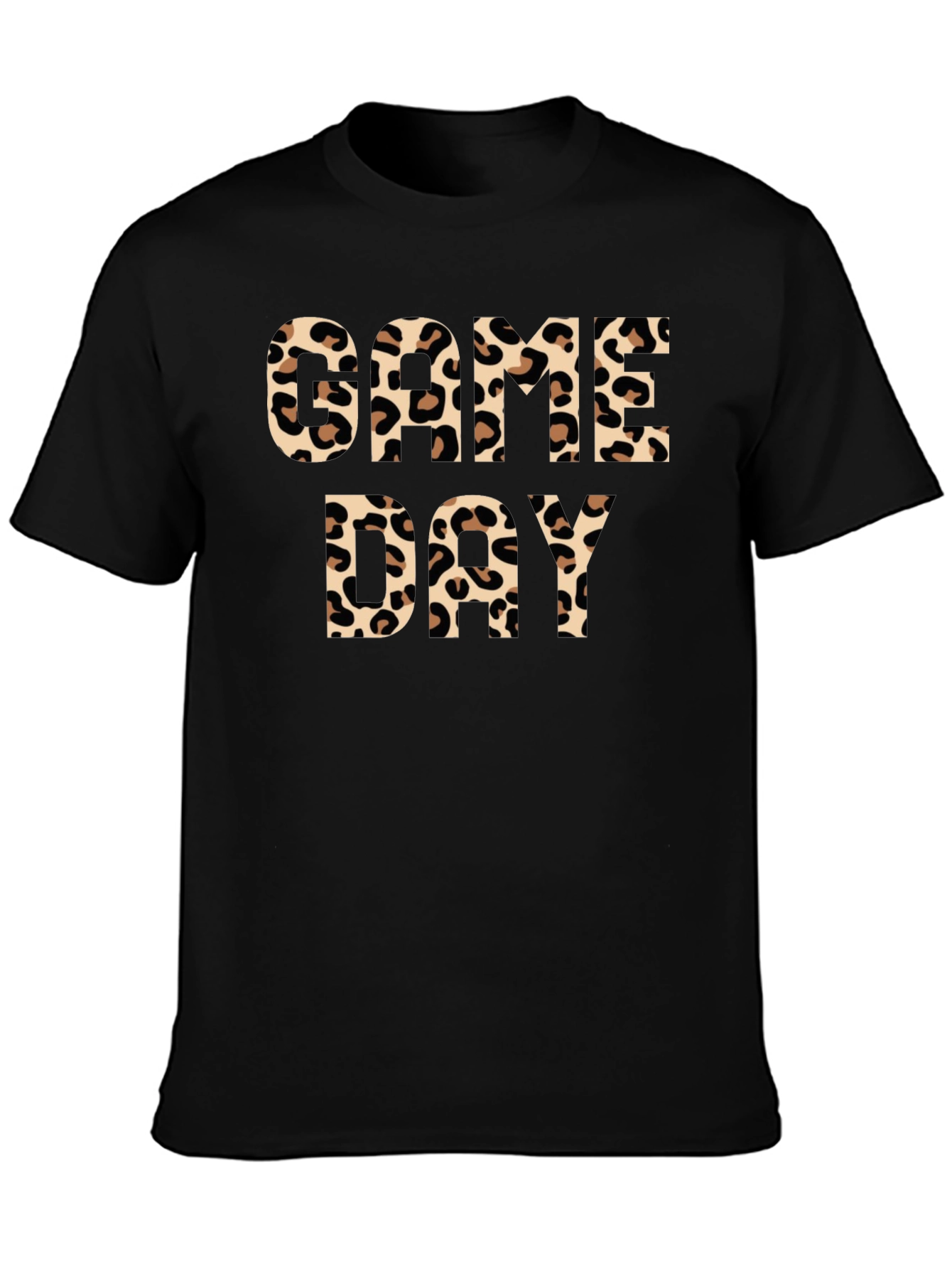 Game Day Cheetah Print Graphic Tee