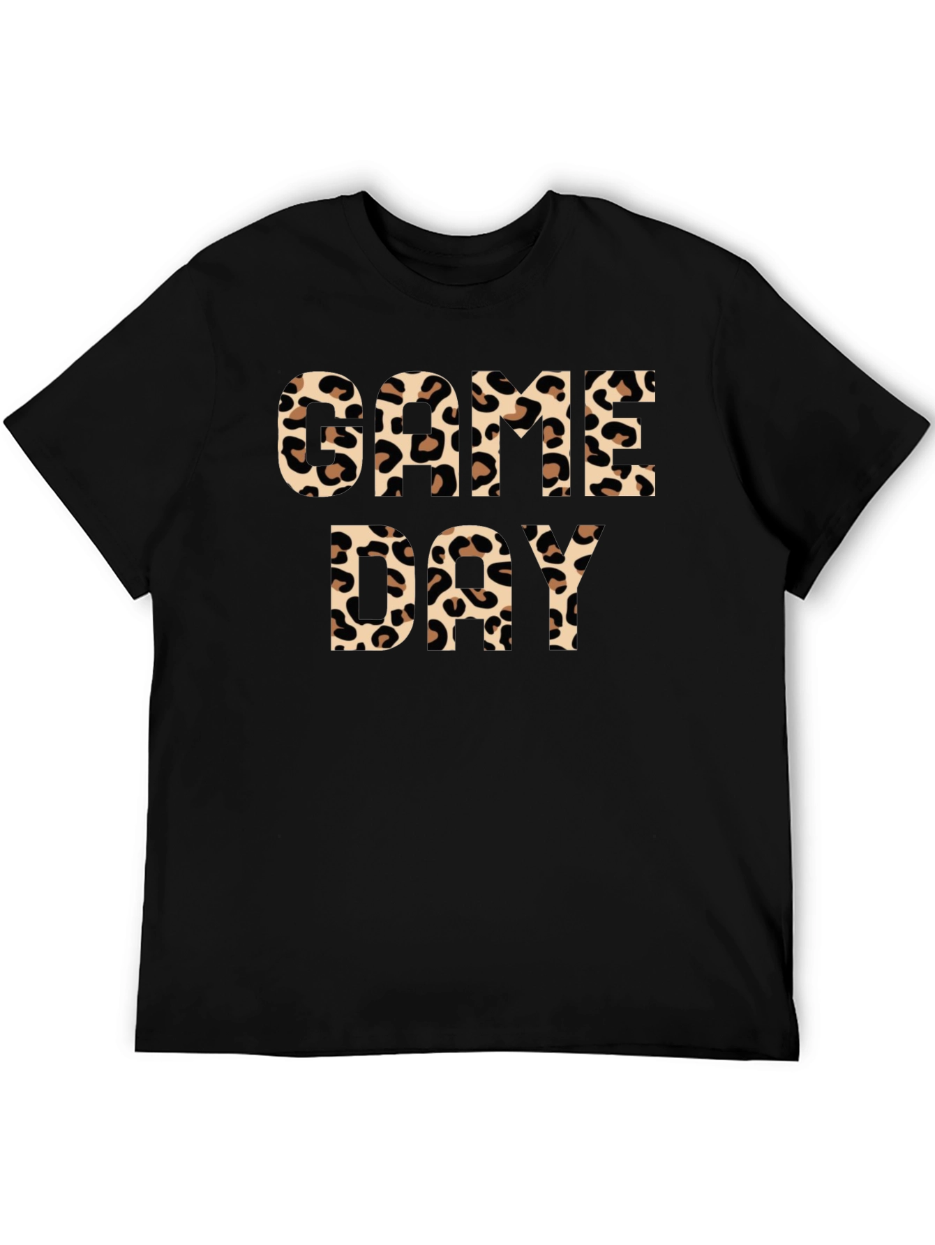 Game Day Cheetah Print Graphic Tee