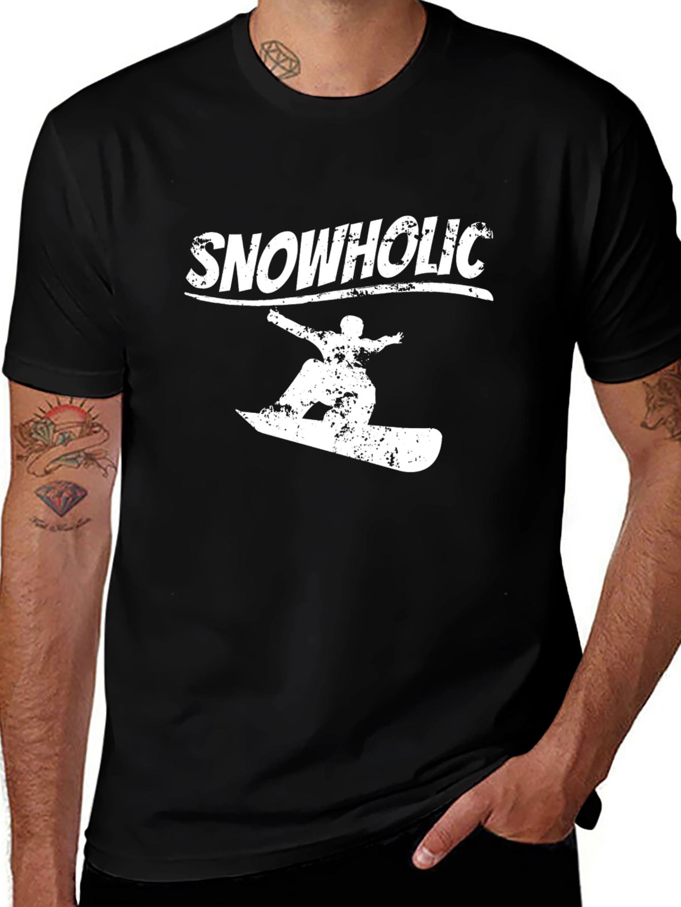 Snowholic Graphic Tee - Winter Sports T-Shirt
