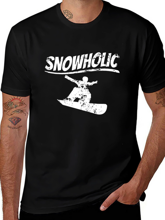 Snowholic Graphic Tee - Winter Sports T-Shirt