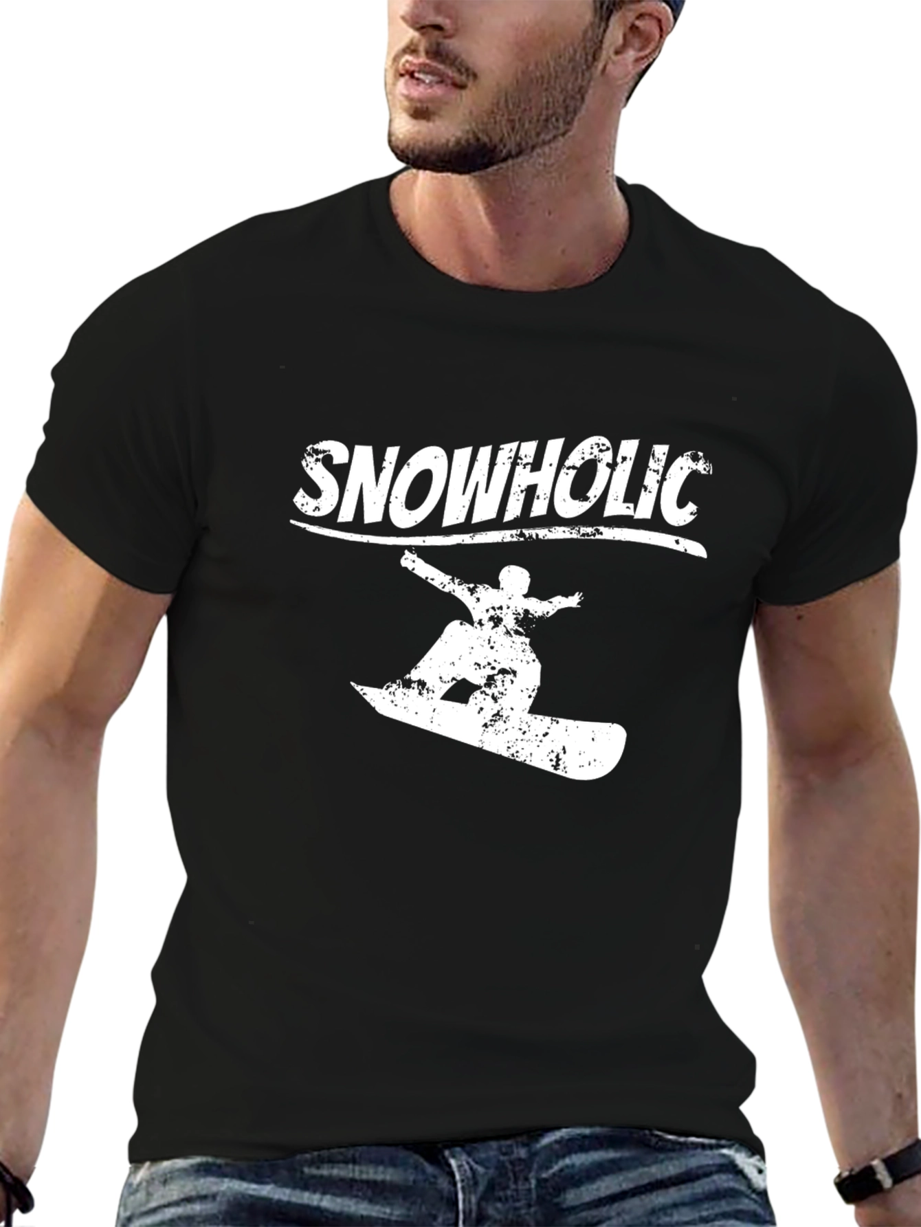 Snowholic Graphic Tee - Winter Sports T-Shirt