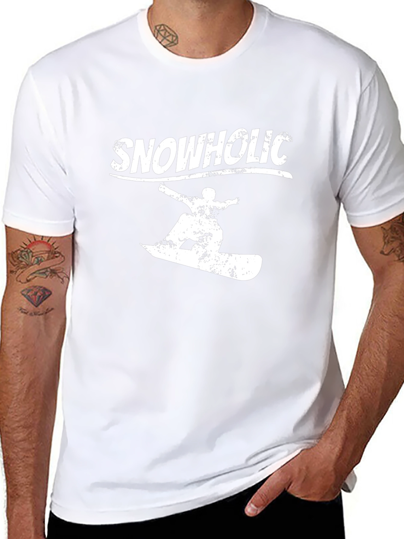 Snowholic Graphic Tee - Winter Sports T-Shirt