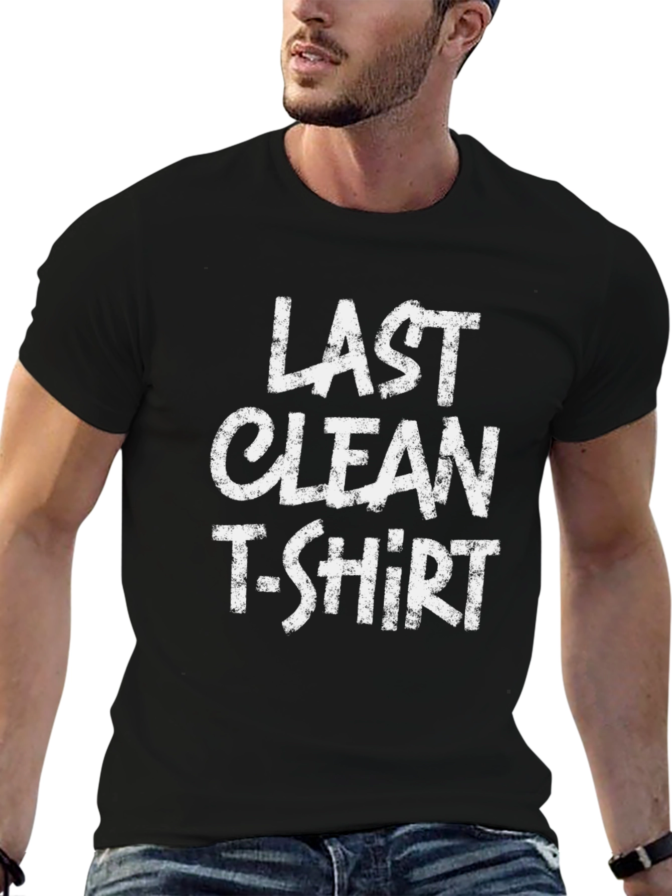 Last Clean T-Shirt Funny Graphic Tee for Men