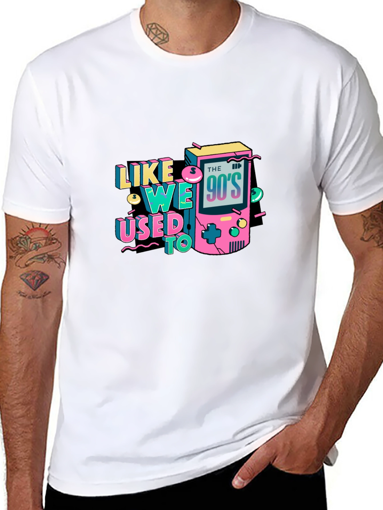 90s Game Console Graphic T-Shirt